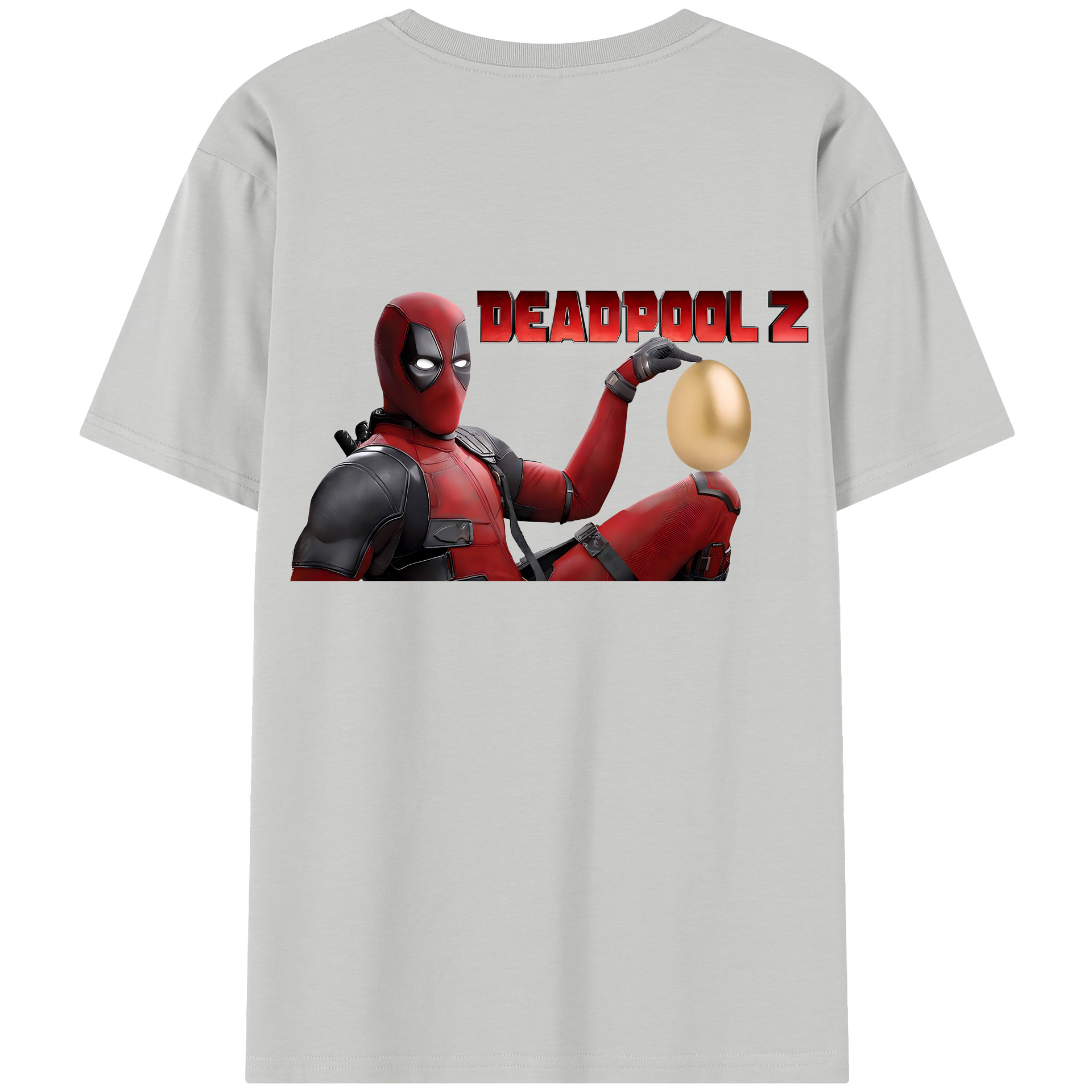 （画像用） Deadpool デッドプール レディース半袖Tシャツ(バックプリント)
