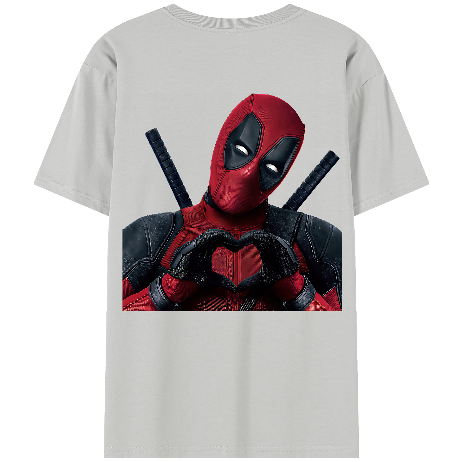 （画像用） Deadpool デッドプール レディース半袖Tシャツ(バックプリント)