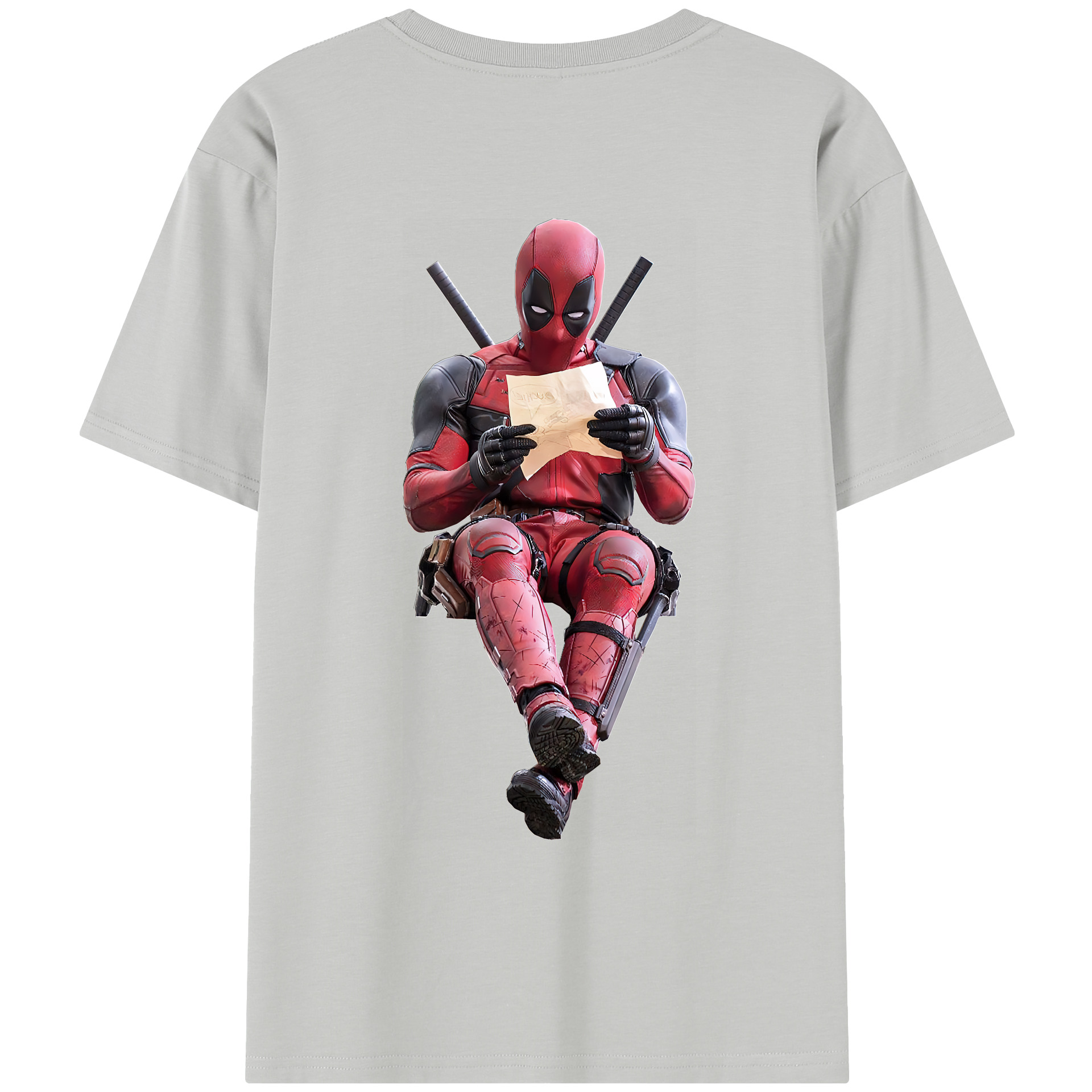 （画像用） Deadpool デッドプール レディース半袖Tシャツ(バックプリント)