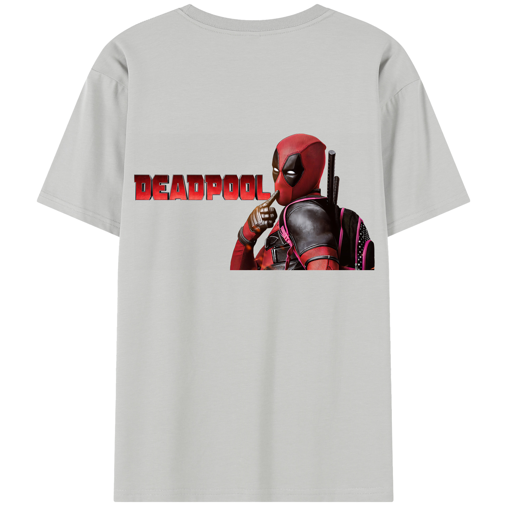 （画像用） Deadpool デッドプール レディース半袖Tシャツ(バックプリント)