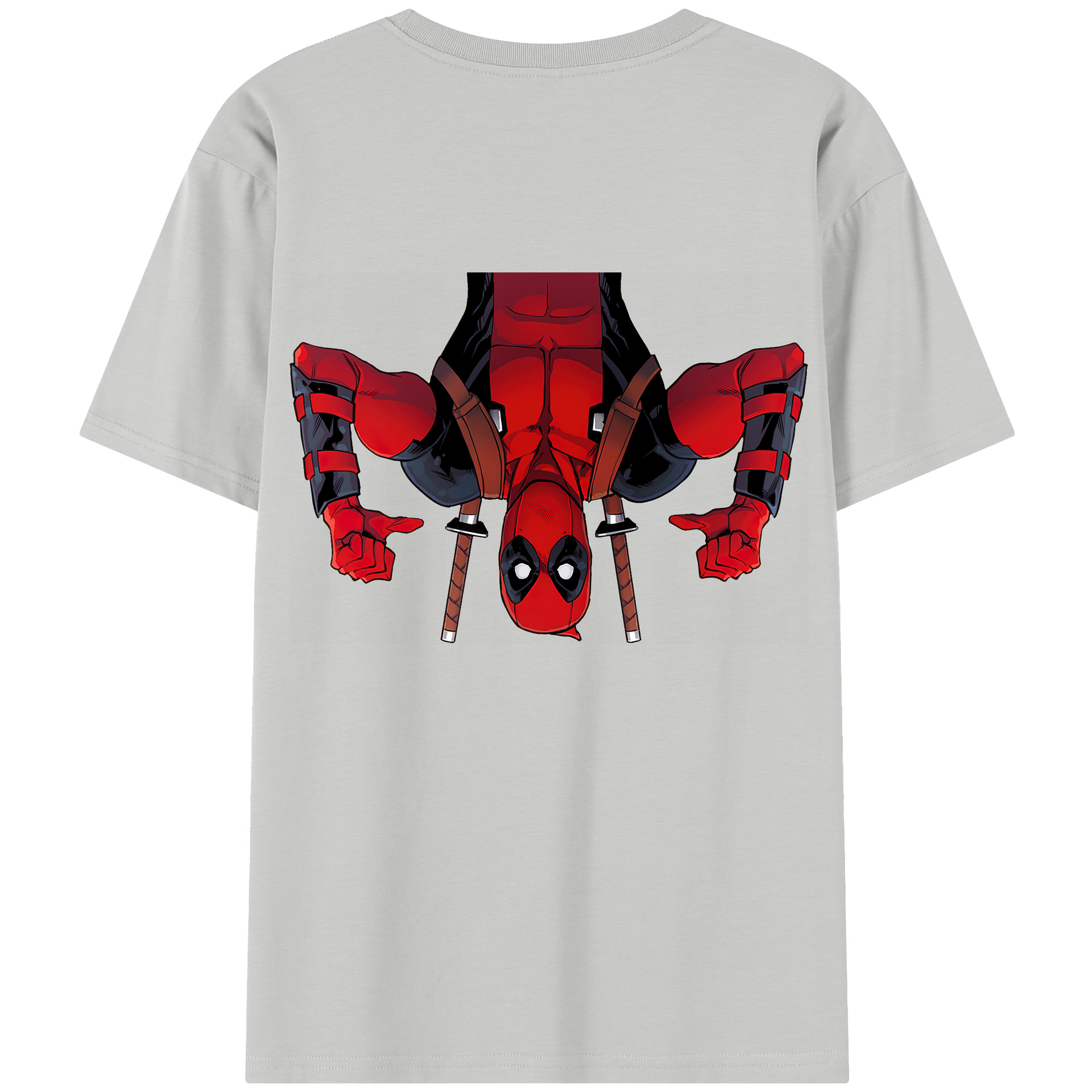 （画像用） Deadpool デッドプール レディース半袖Tシャツ(バックプリント)
