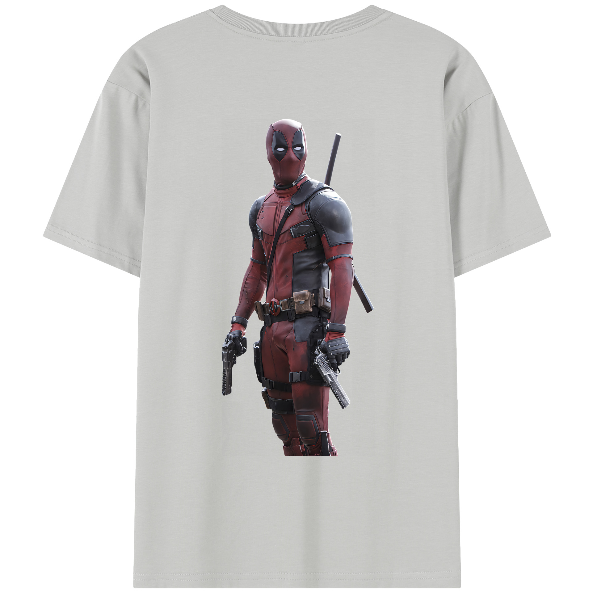 （画像用） Deadpool デッドプール レディース半袖Tシャツ(バックプリント)