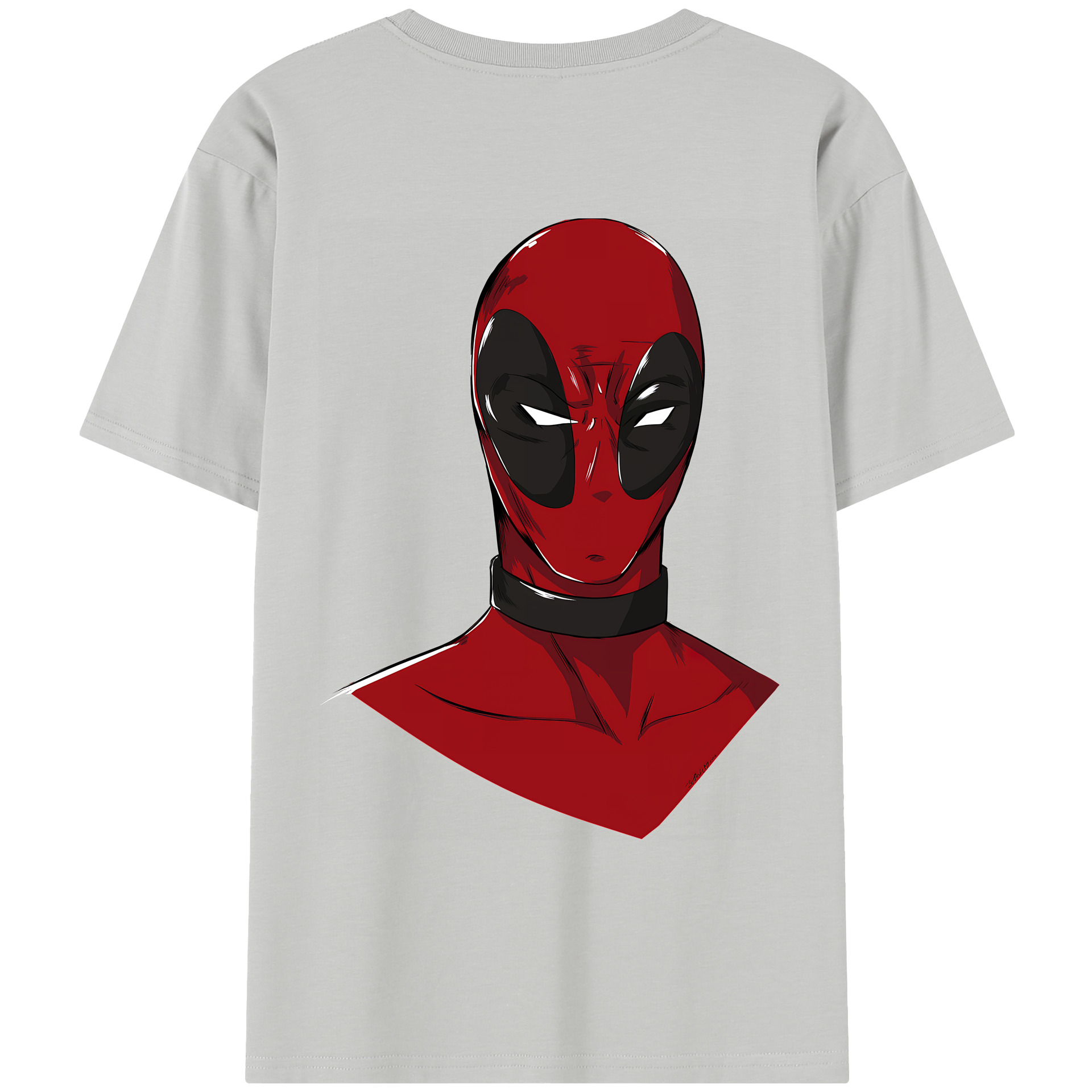 （画像用） Deadpool デッドプール レディース半袖Tシャツ(バックプリント)