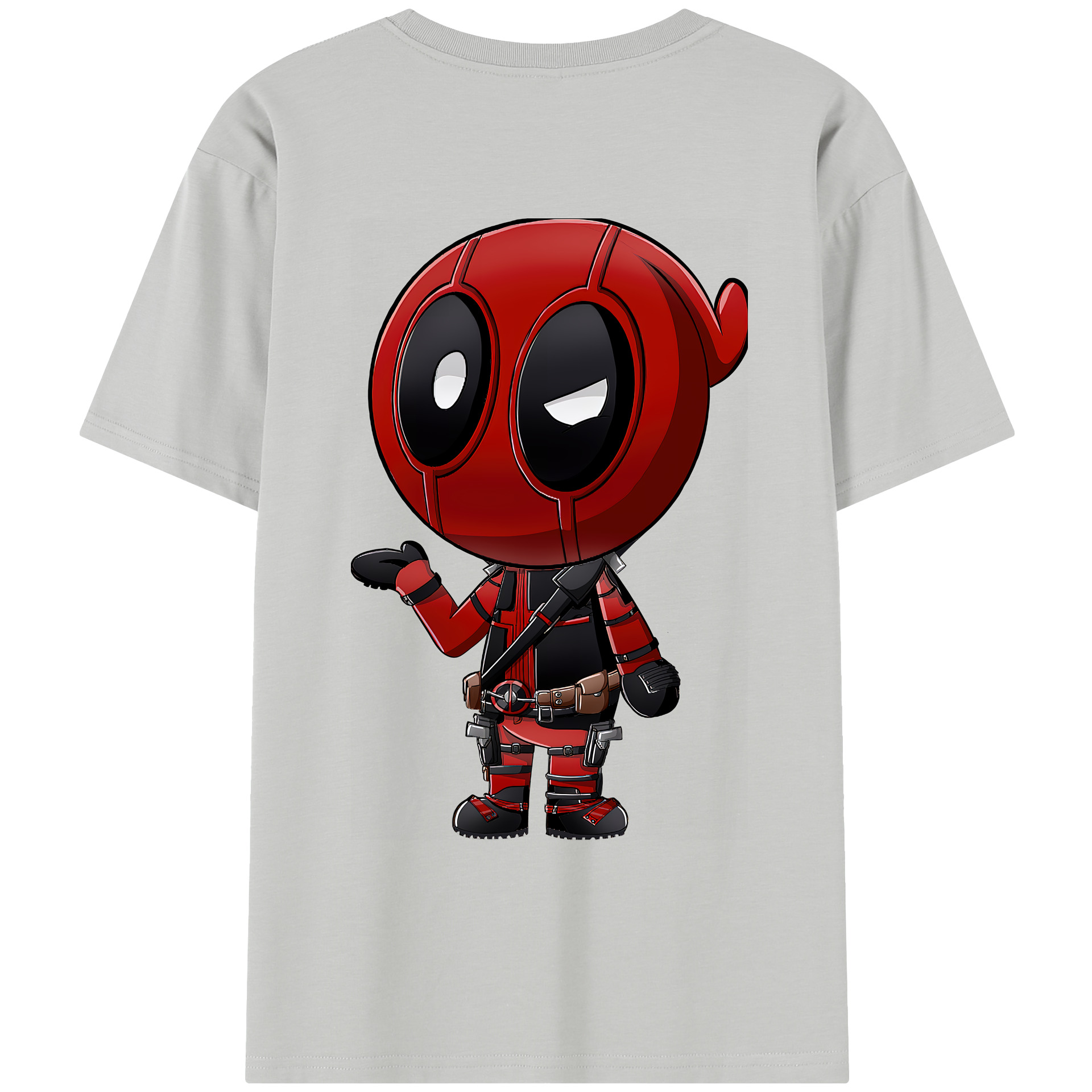 （画像用） Deadpool デッドプール レディース半袖Tシャツ(バックプリント)