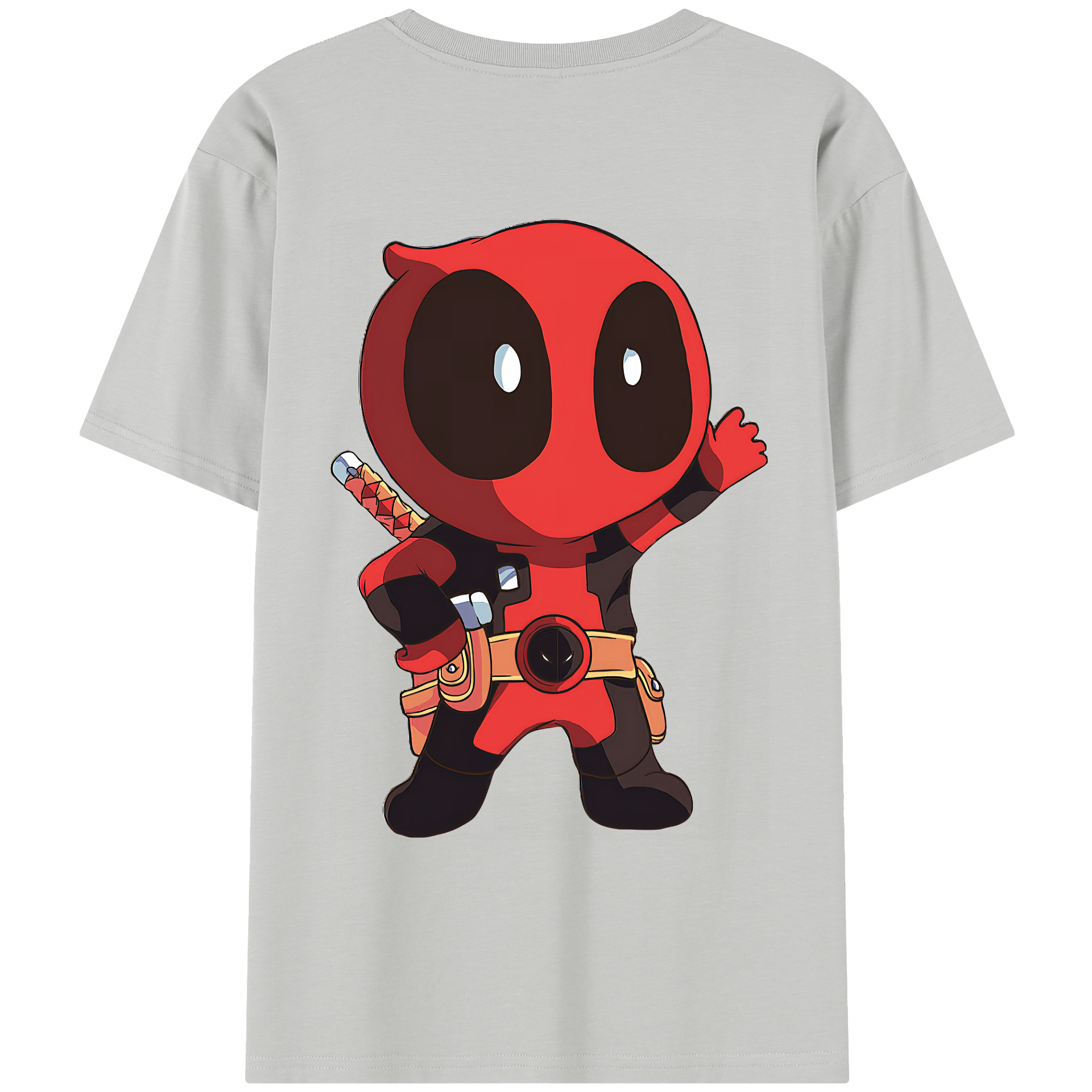 （画像用） Deadpool デッドプール レディース半袖Tシャツ(バックプリント)