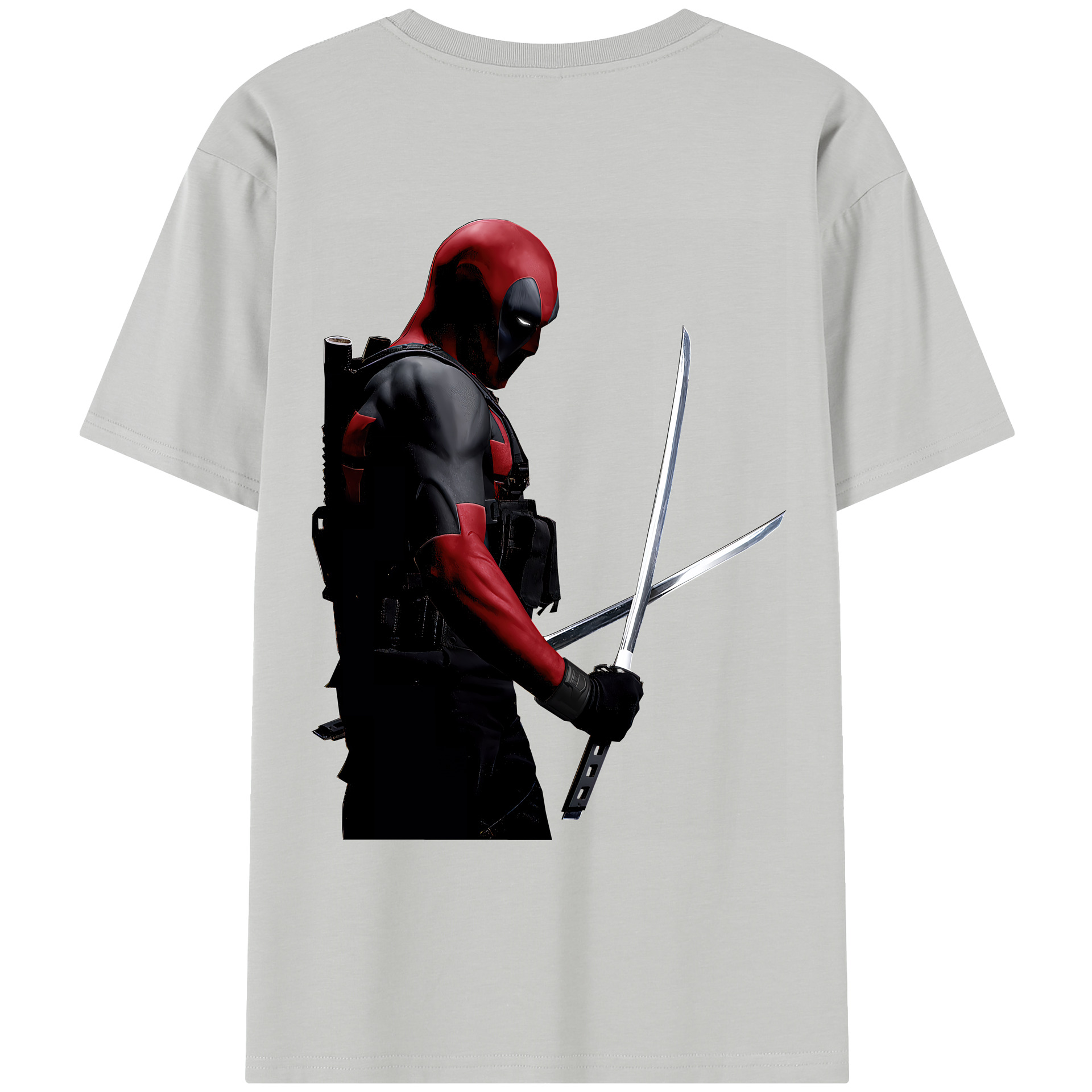 （画像用） Deadpool デッドプール レディース半袖Tシャツ(バックプリント)