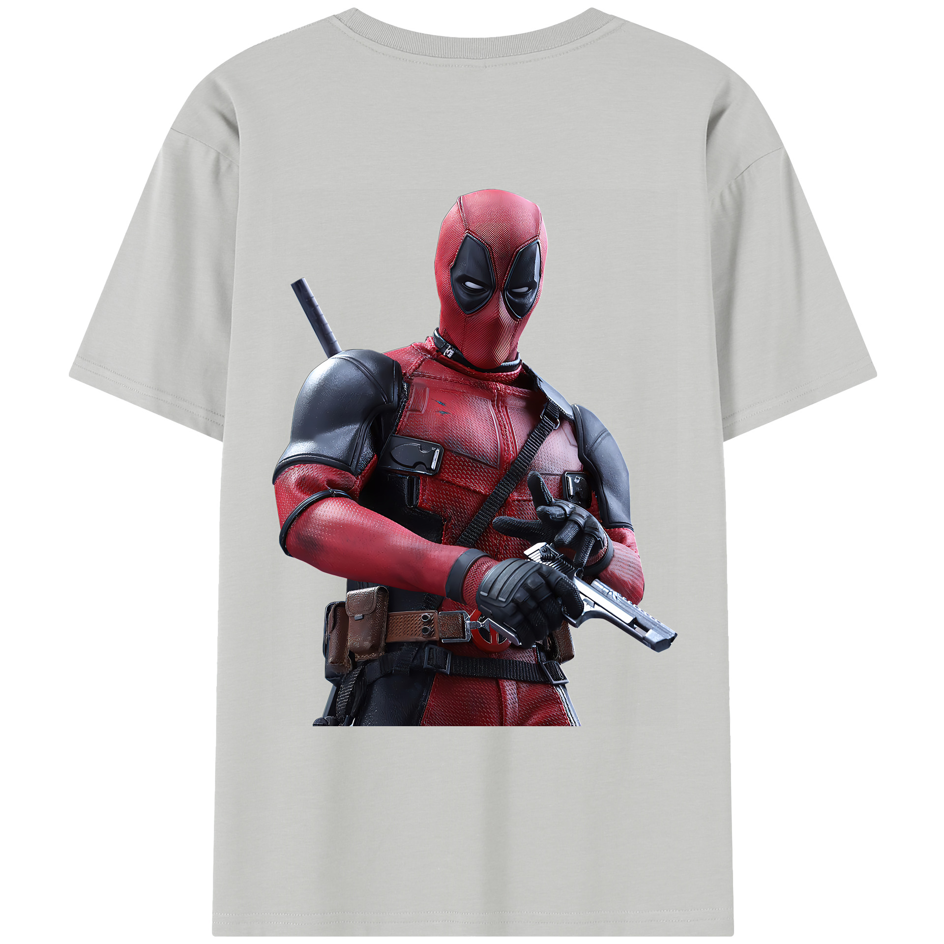 （画像用） Deadpool デッドプール レディース半袖Tシャツ(バックプリント)