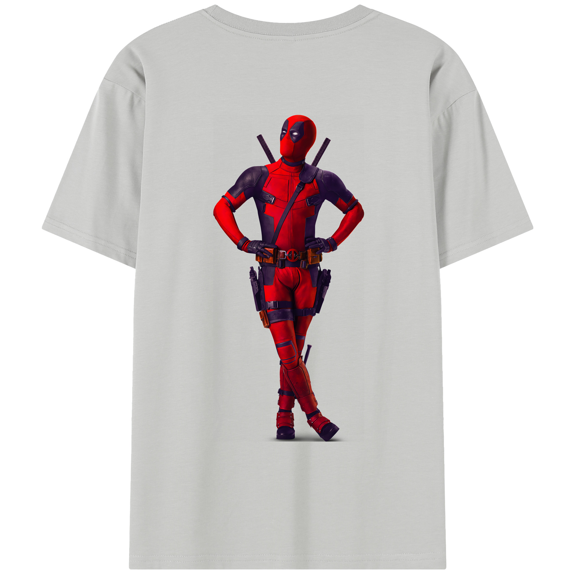 （画像用） Deadpool デッドプール レディース半袖Tシャツ(バックプリント)