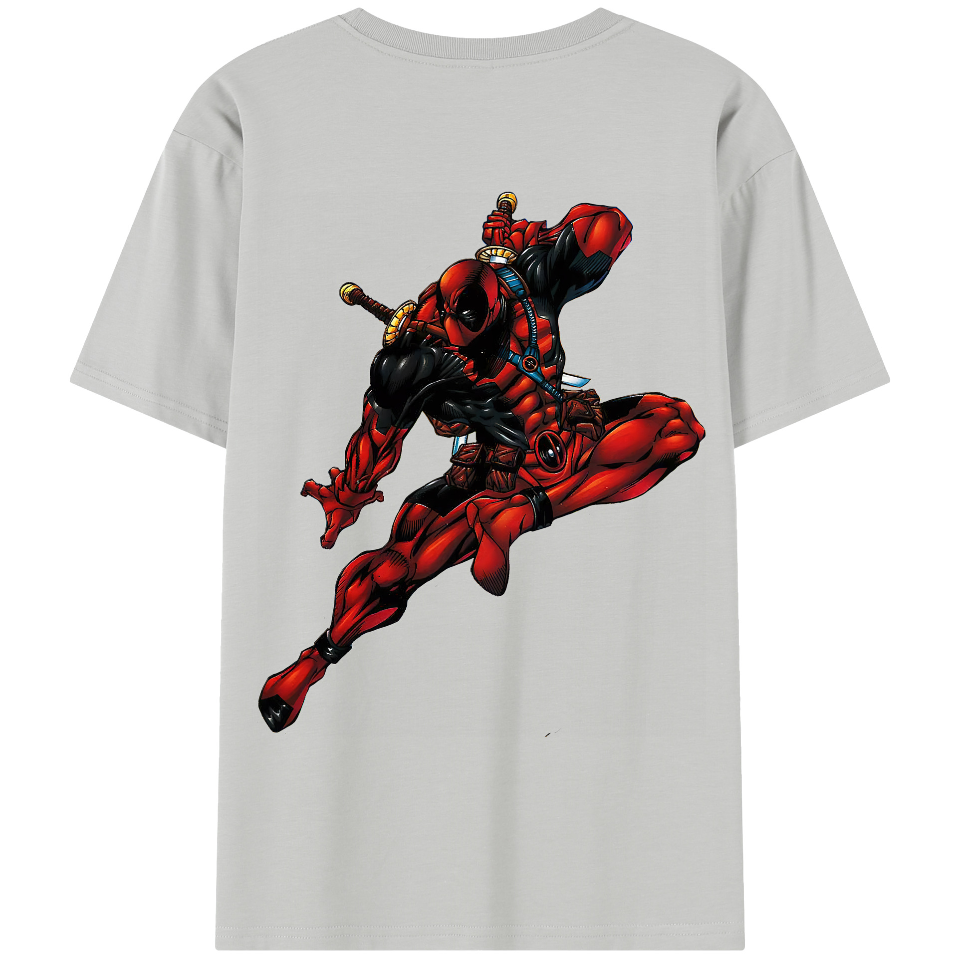 （画像用） Deadpool デッドプール レディース半袖Tシャツ(バックプリント)