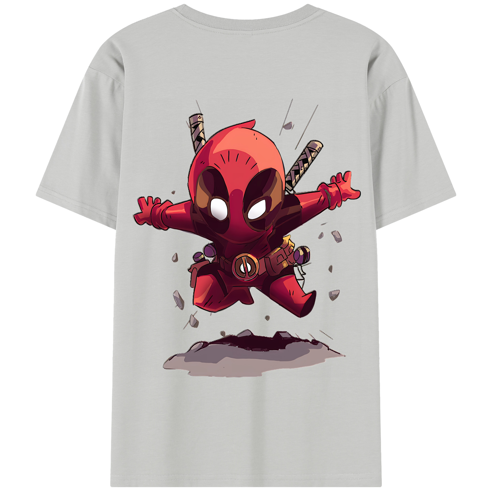 （画像用） Deadpool デッドプール レディース半袖Tシャツ(バックプリント)