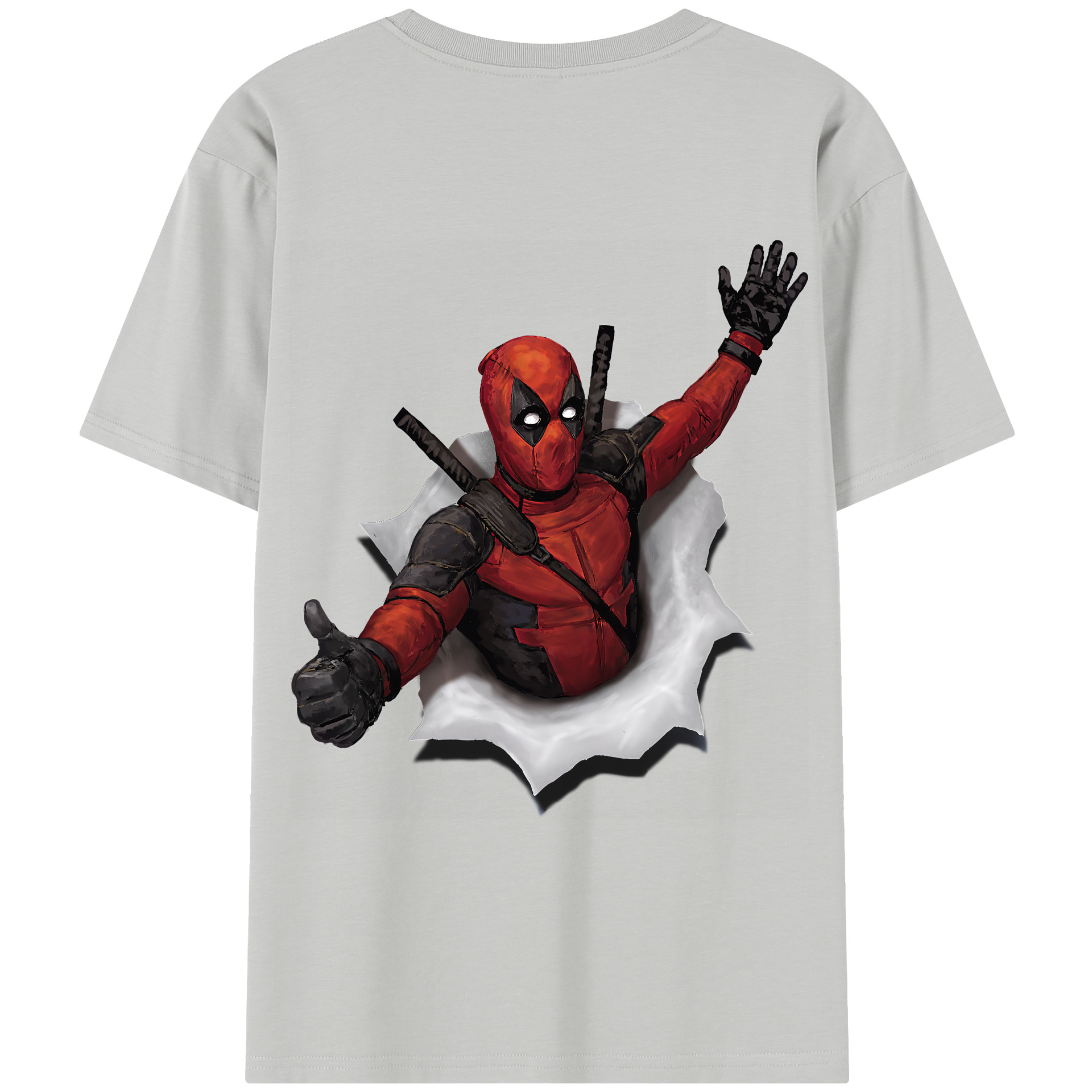 （画像用） Deadpool デッドプール レディース半袖Tシャツ(バックプリント)