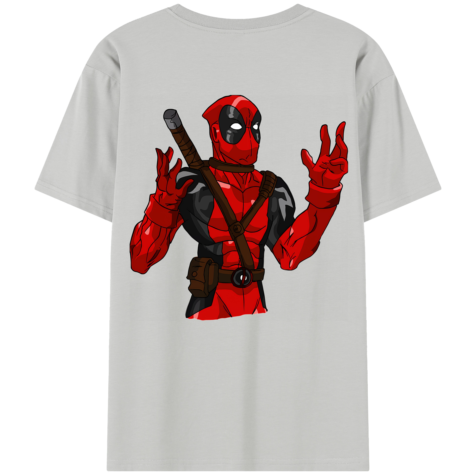 （画像用） Deadpool デッドプール レディース半袖Tシャツ(バックプリント)