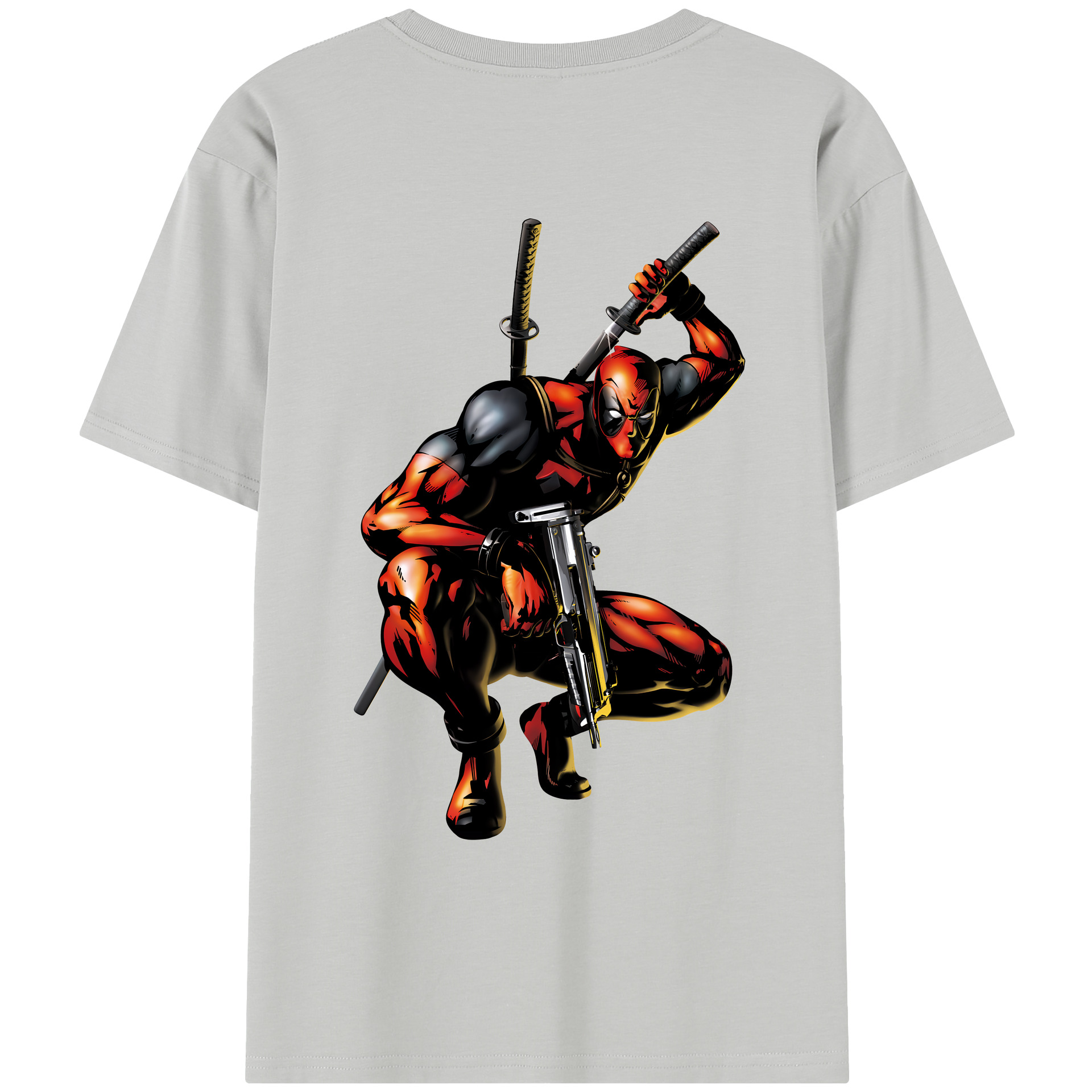 （画像用） Deadpool デッドプール レディース半袖Tシャツ(バックプリント)