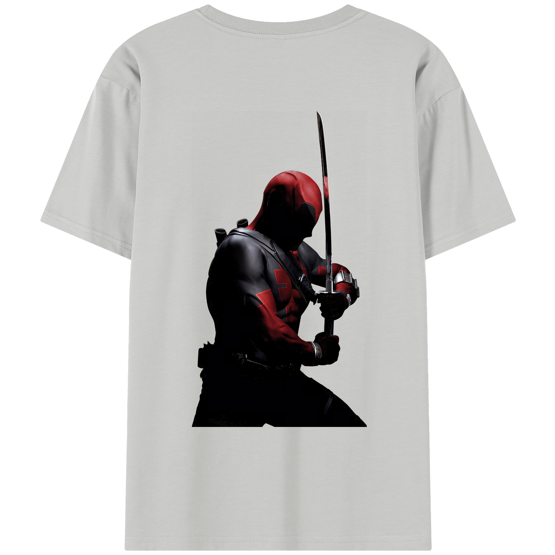 （画像用） Deadpool デッドプール レディース半袖Tシャツ(バックプリント)