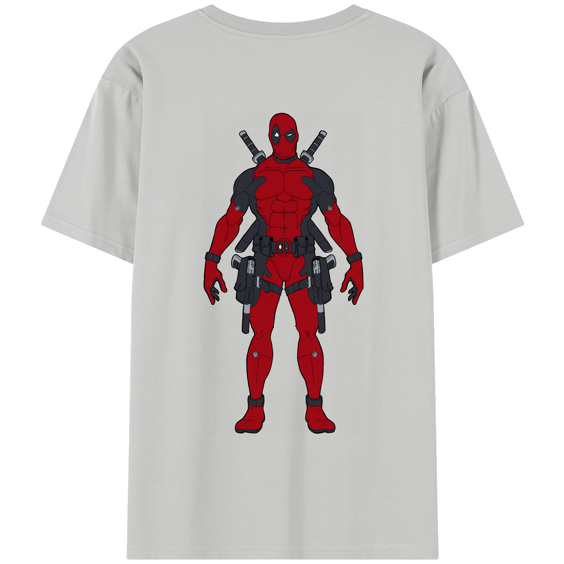 （画像用） Deadpool デッドプール レディース半袖Tシャツ(バックプリント)