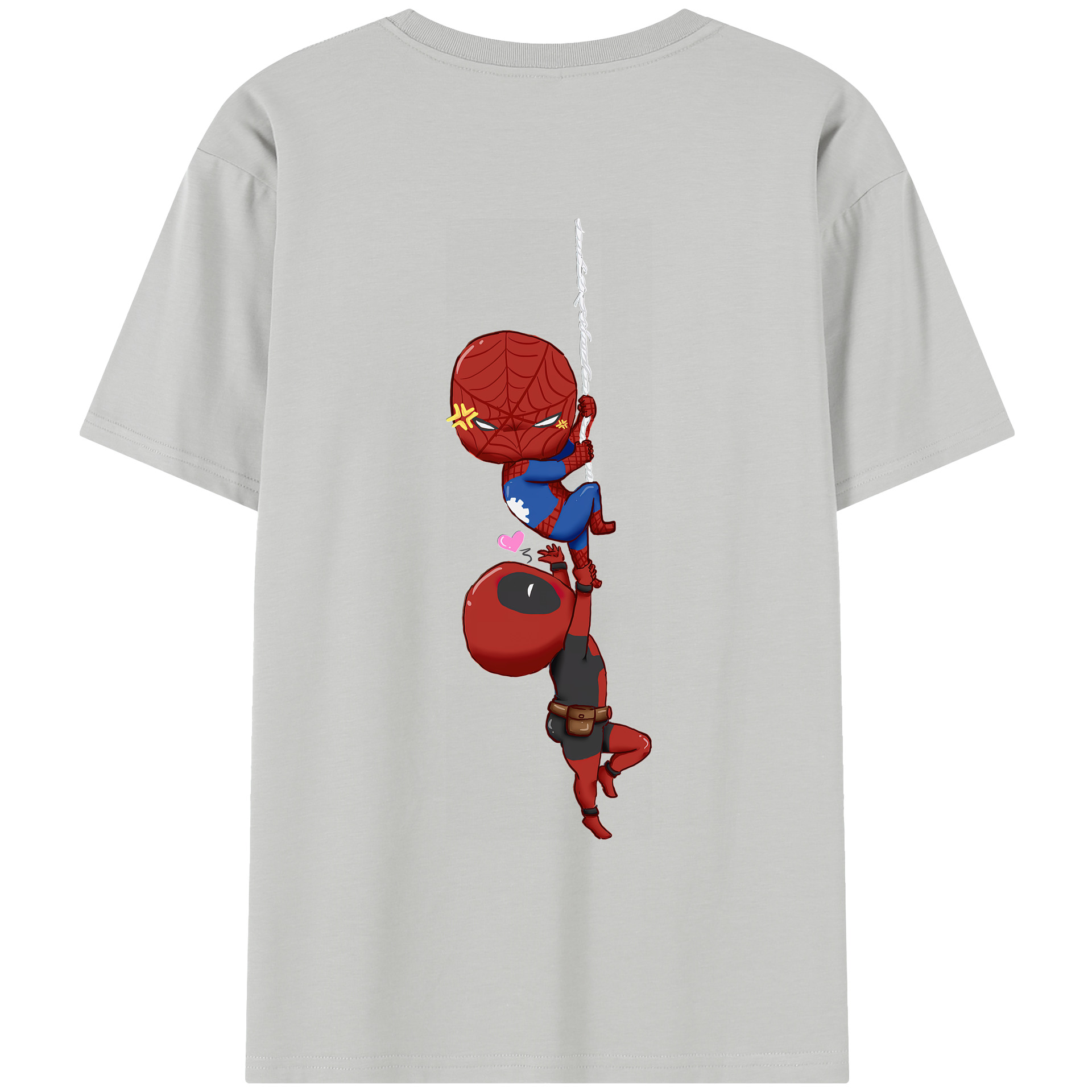 （画像用） Deadpool デッドプール レディース半袖Tシャツ(バックプリント)