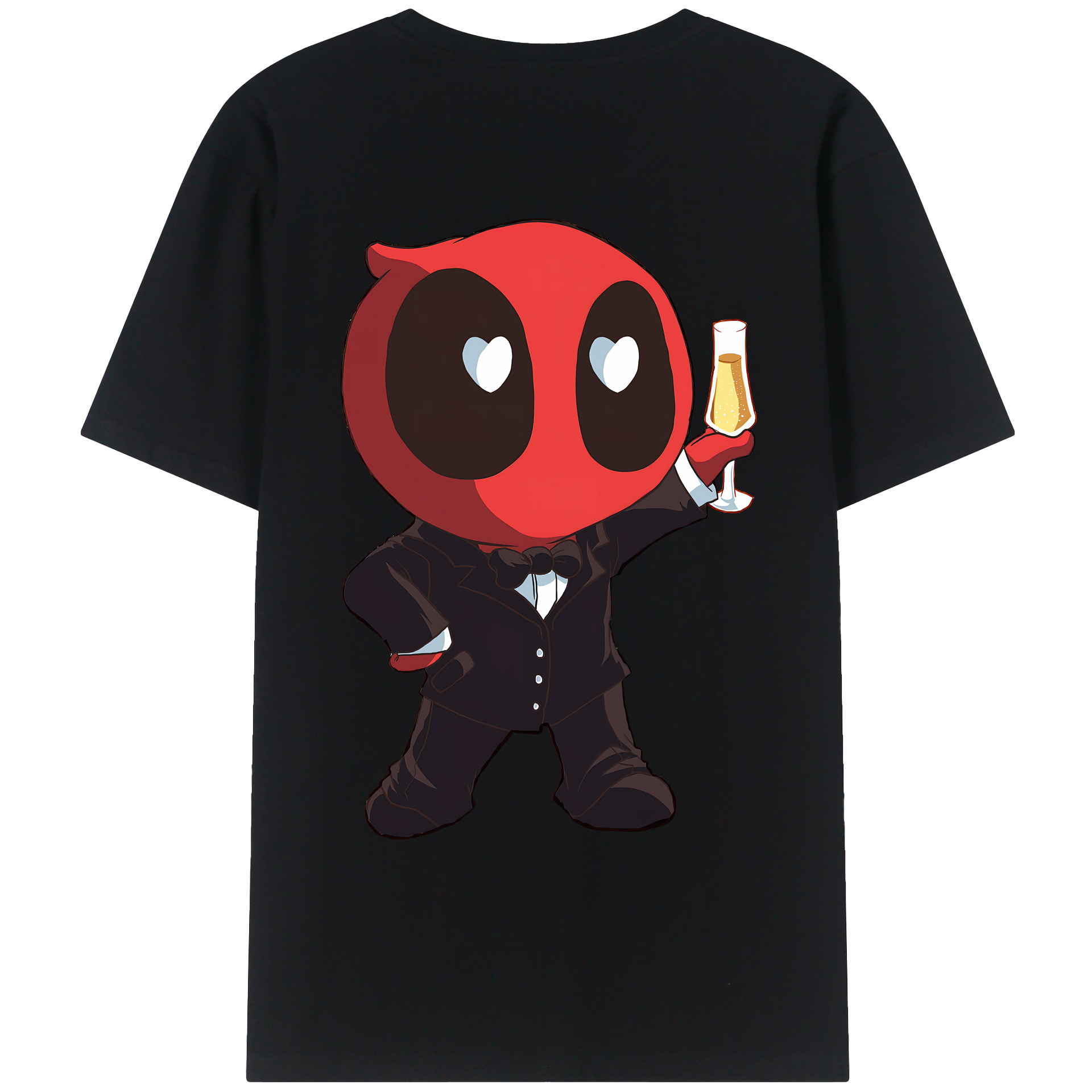 （画像用） Deadpool デッドプール レディース半袖Tシャツ(バックプリント)
