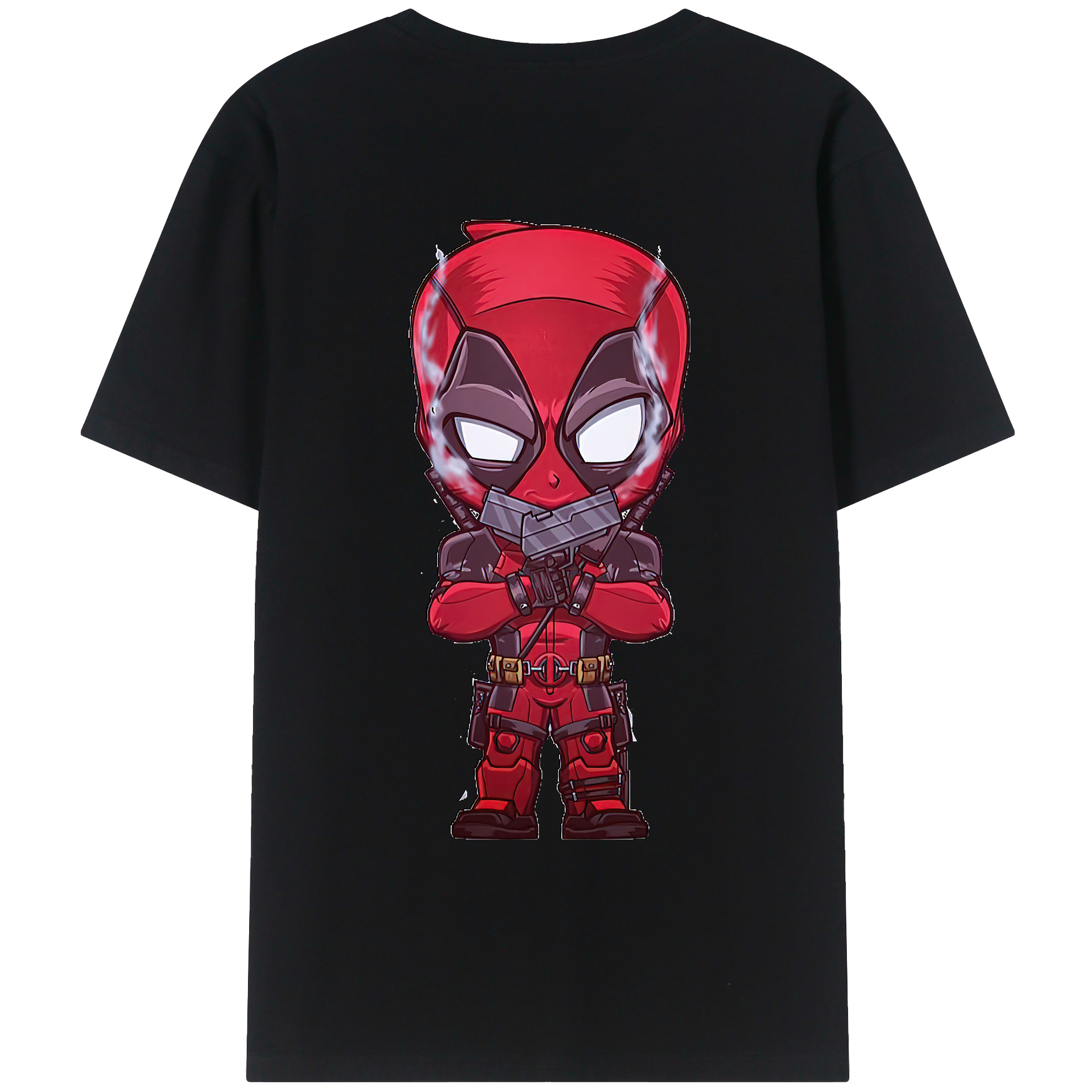（画像用） Deadpool デッドプール レディース半袖Tシャツ(バックプリント)