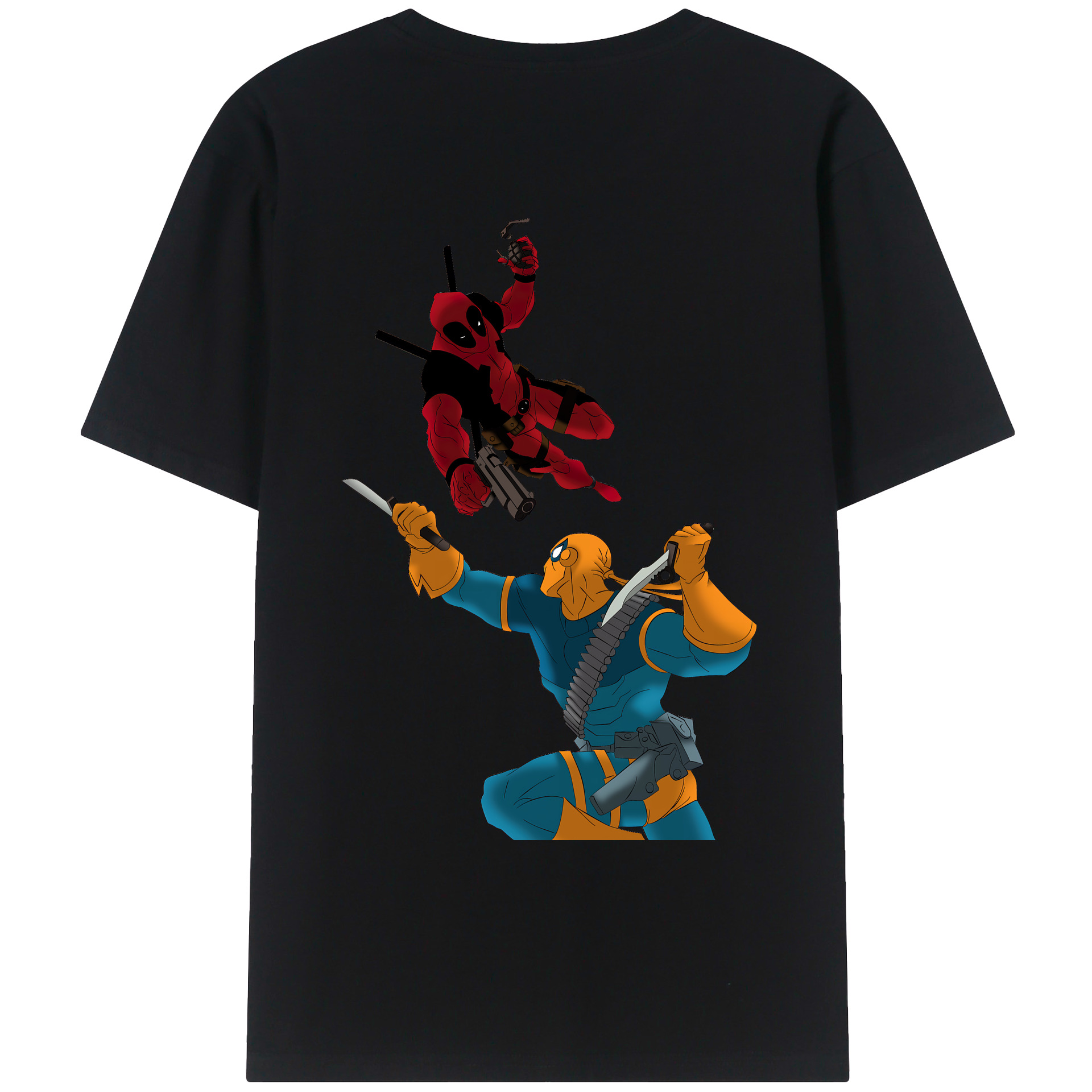 （画像用） Deadpool デッドプール レディース半袖Tシャツ(バックプリント)