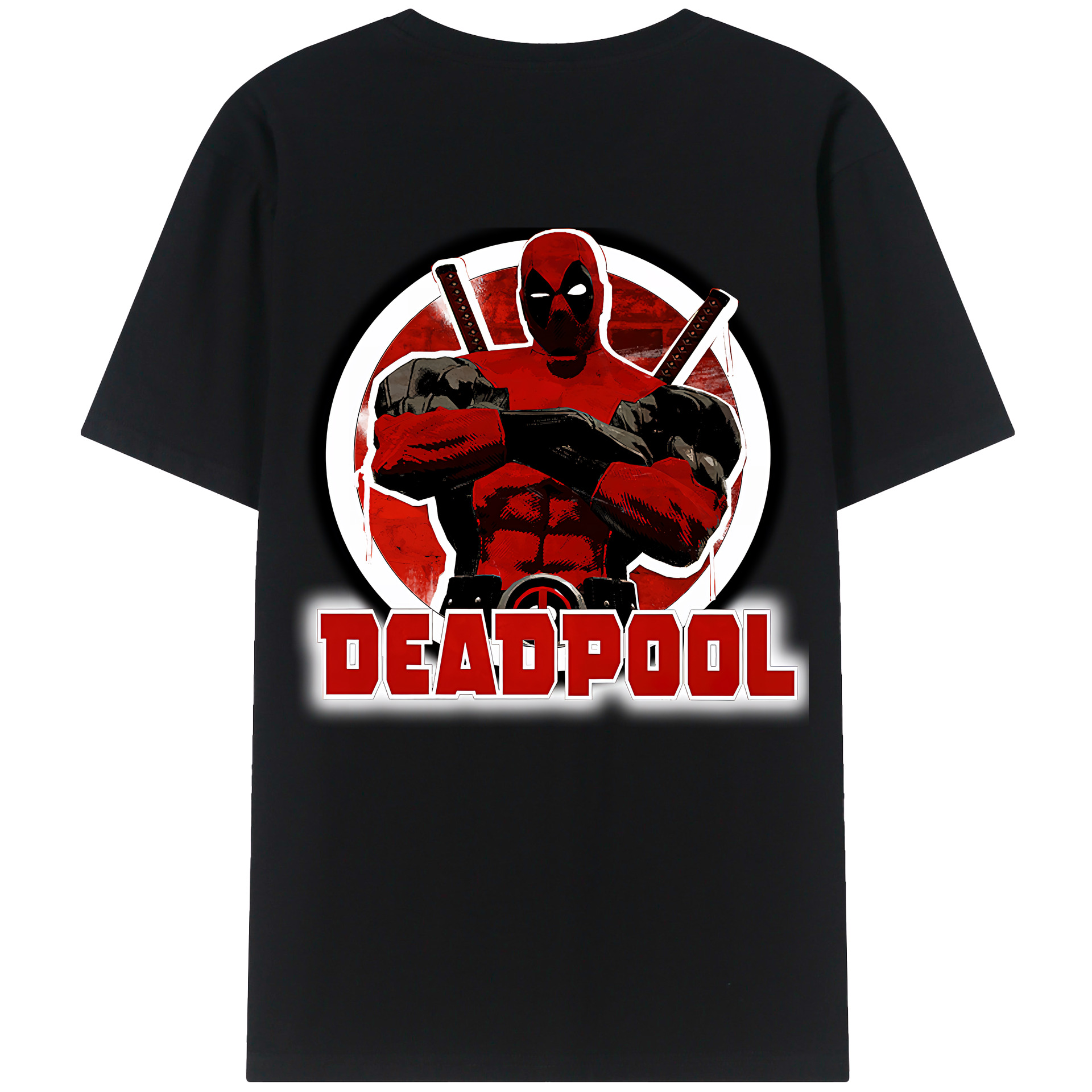 （画像用） Deadpool デッドプール レディース半袖Tシャツ(バックプリント)