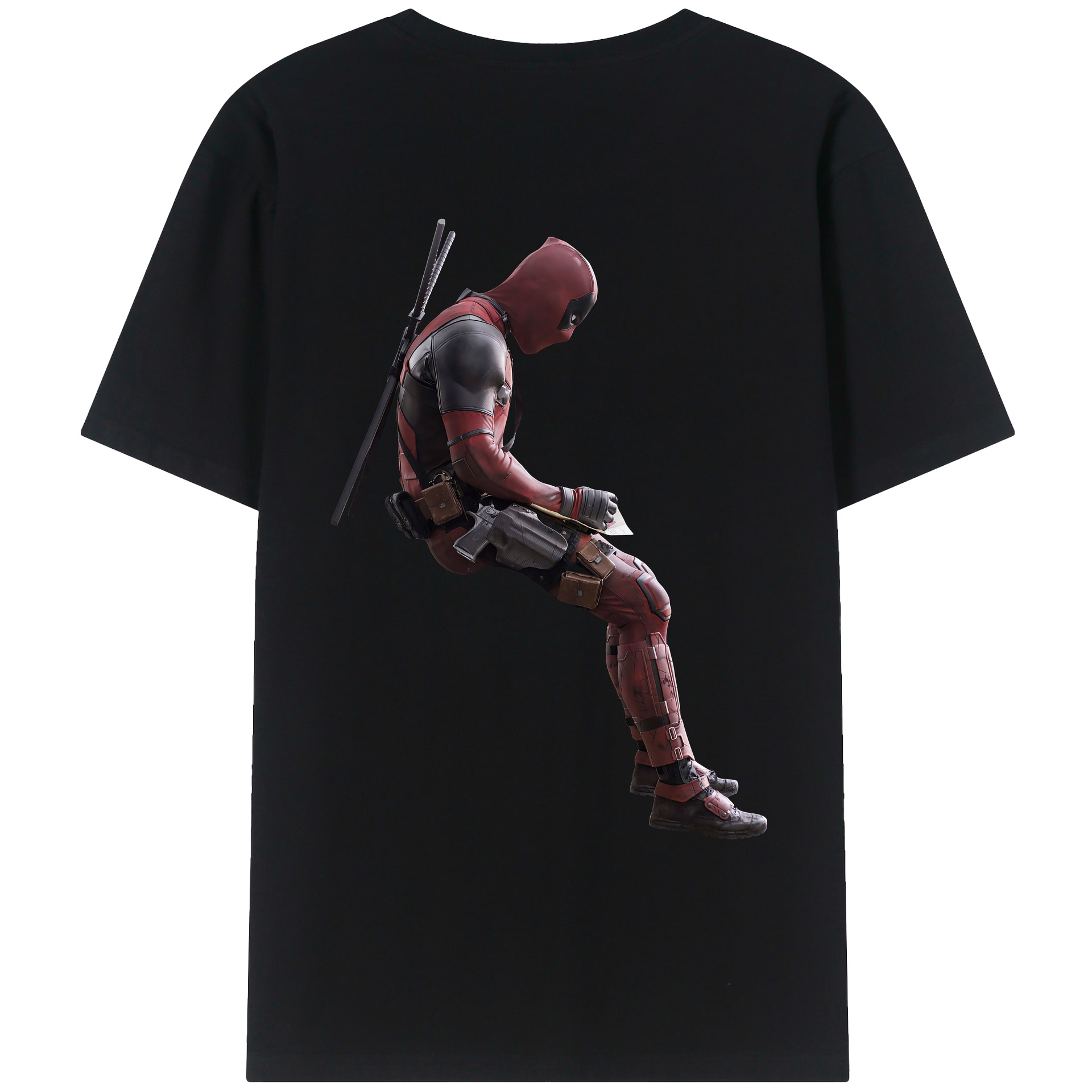 （画像用） Deadpool デッドプール レディース半袖Tシャツ(バックプリント)