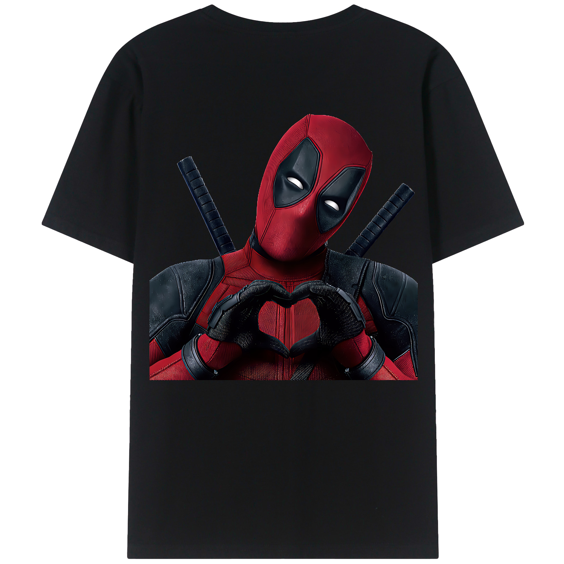 （画像用） Deadpool デッドプール レディース半袖Tシャツ(バックプリント)