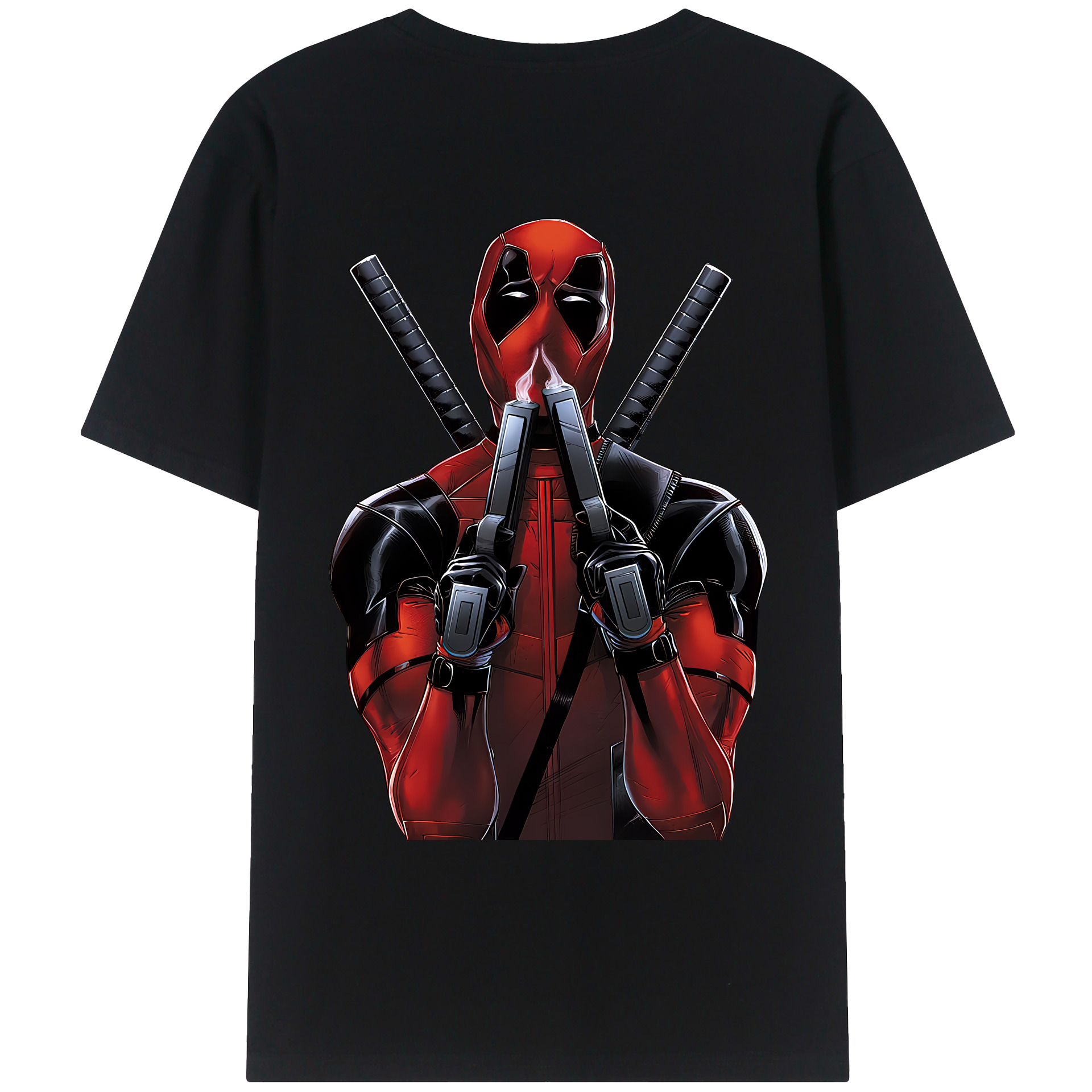 （画像用） Deadpool デッドプール レディース半袖Tシャツ(バックプリント)