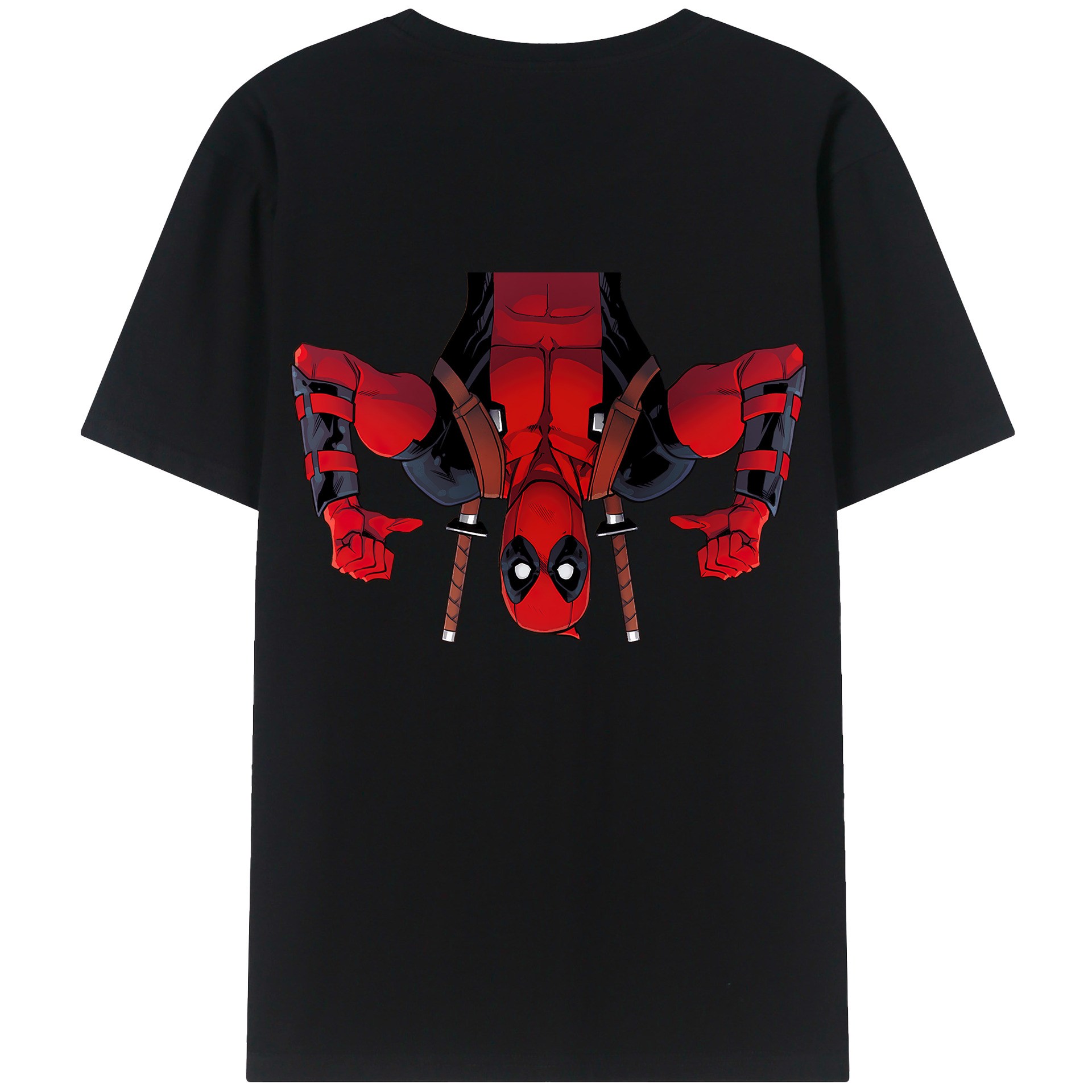 （画像用） Deadpool デッドプール レディース半袖Tシャツ(バックプリント)