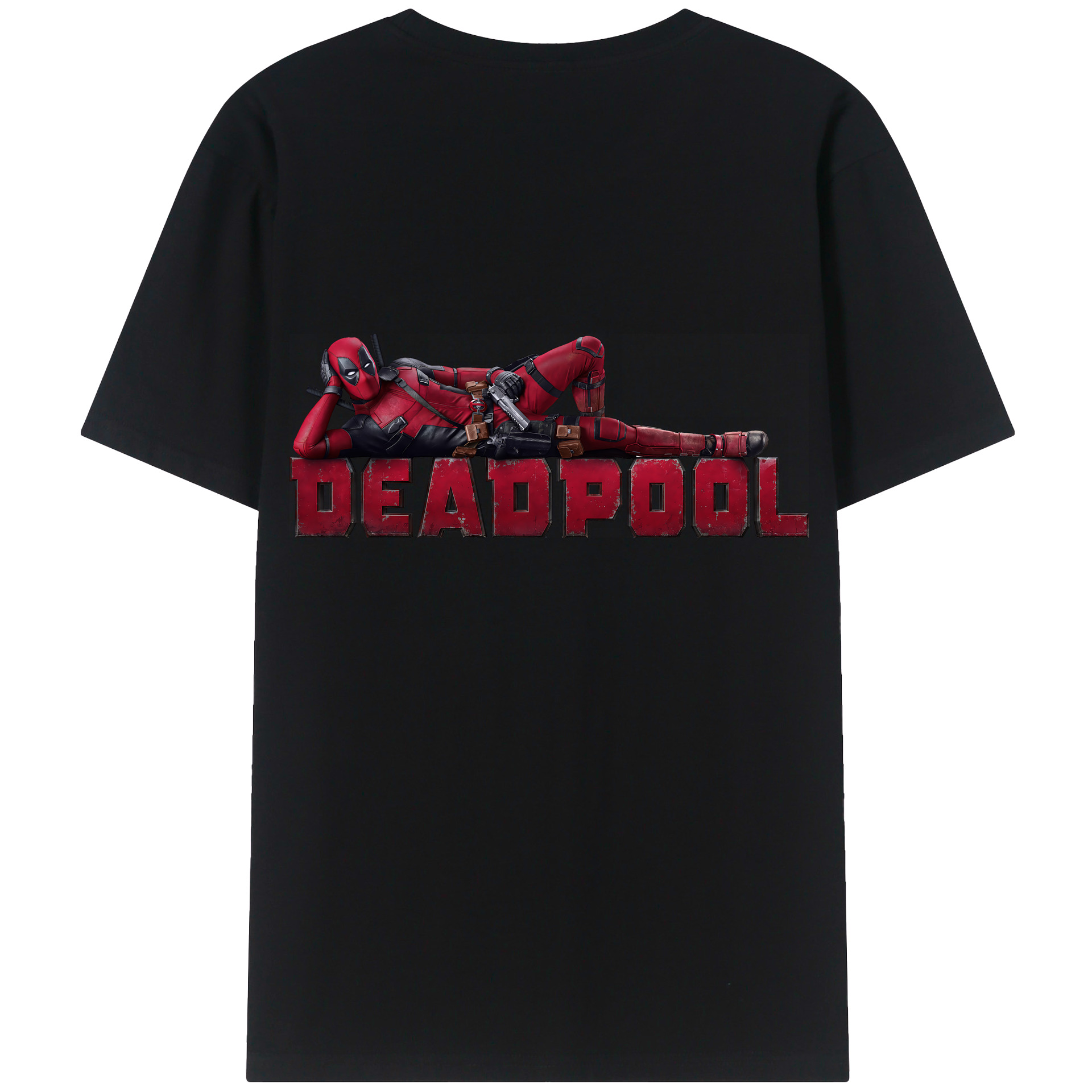 （画像用） Deadpool デッドプール レディース半袖Tシャツ(バックプリント)