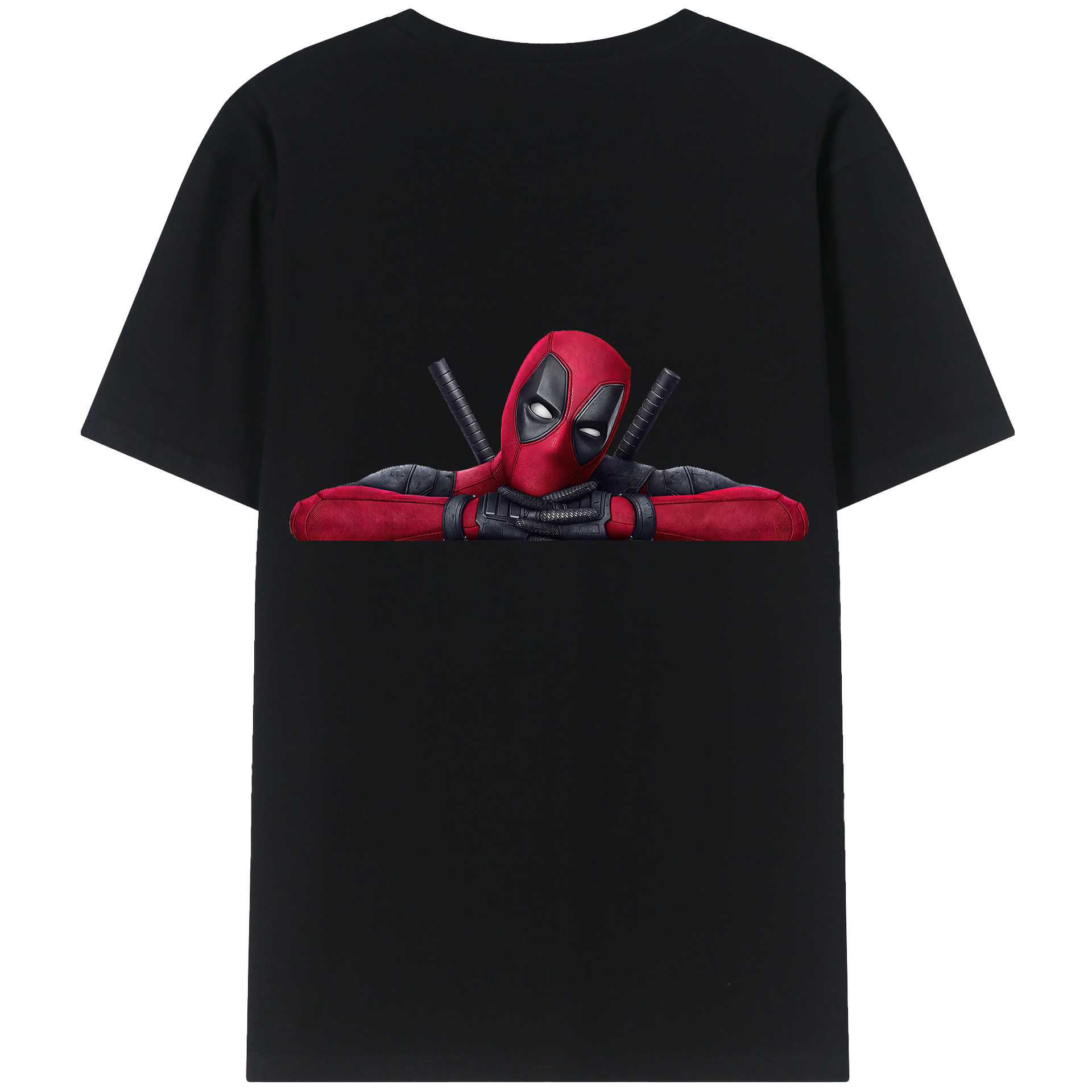 （画像用） Deadpool デッドプール レディース半袖Tシャツ(バックプリント)