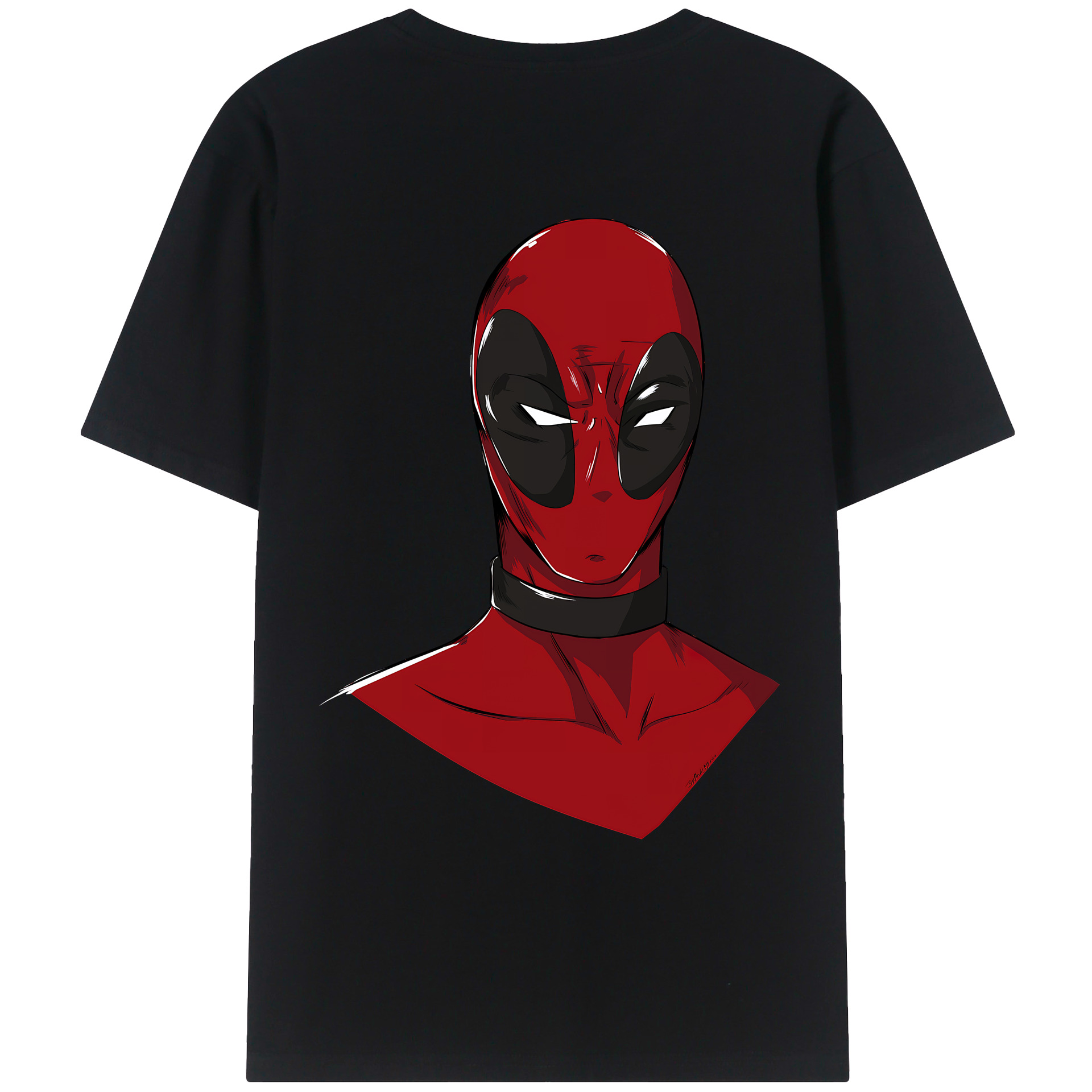 （画像用） Deadpool デッドプール レディース半袖Tシャツ(バックプリント)