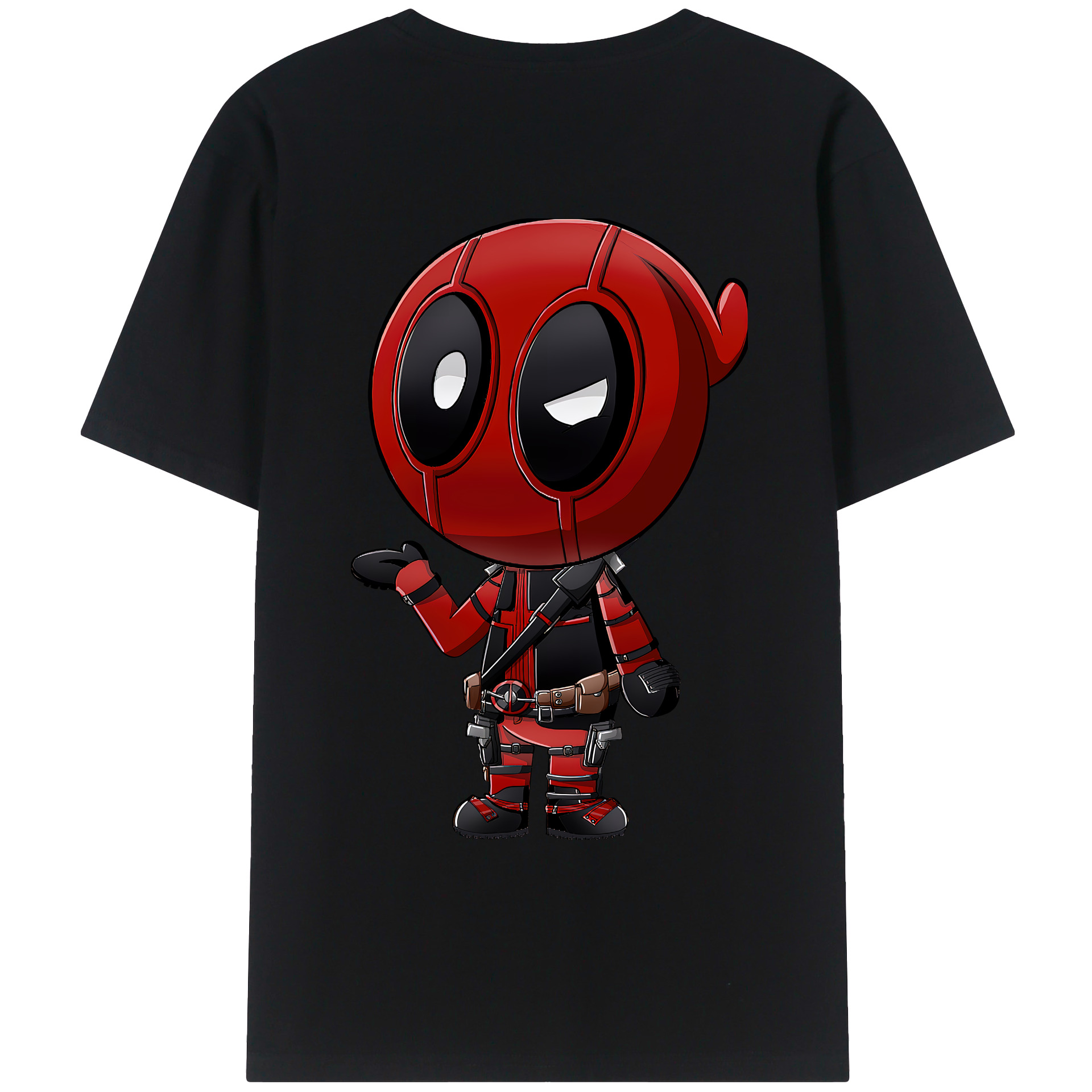 （画像用） Deadpool デッドプール レディース半袖Tシャツ(バックプリント)