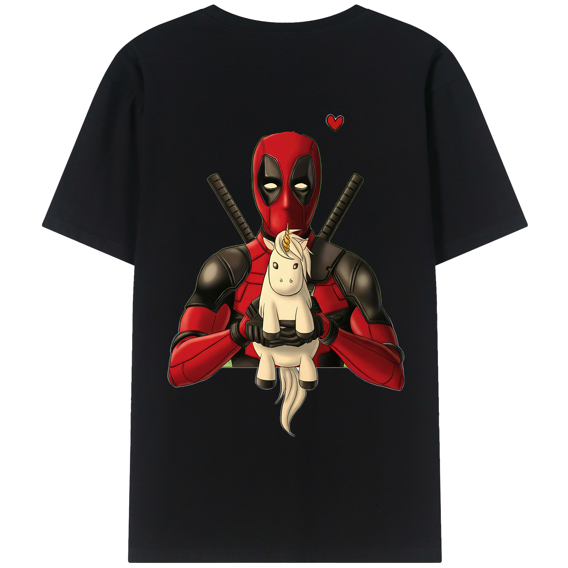 （画像用） Deadpool デッドプール レディース半袖Tシャツ(バックプリント)