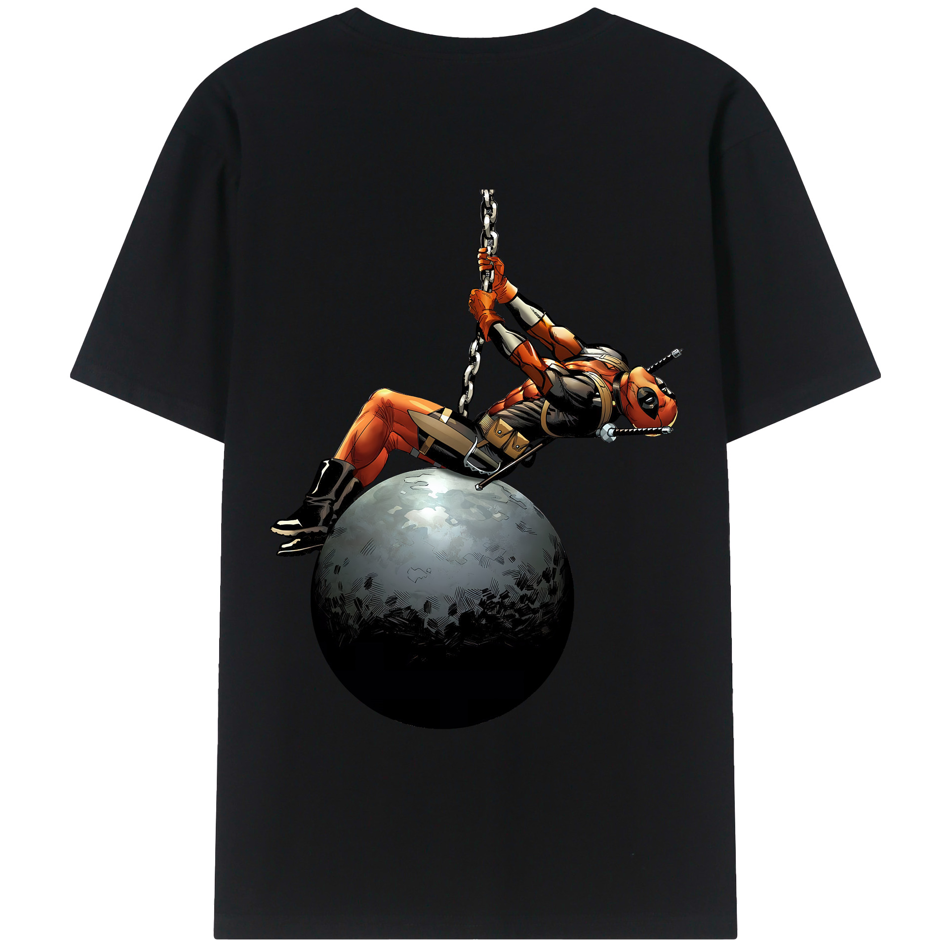 （画像用） Deadpool デッドプール レディース半袖Tシャツ(バックプリント)