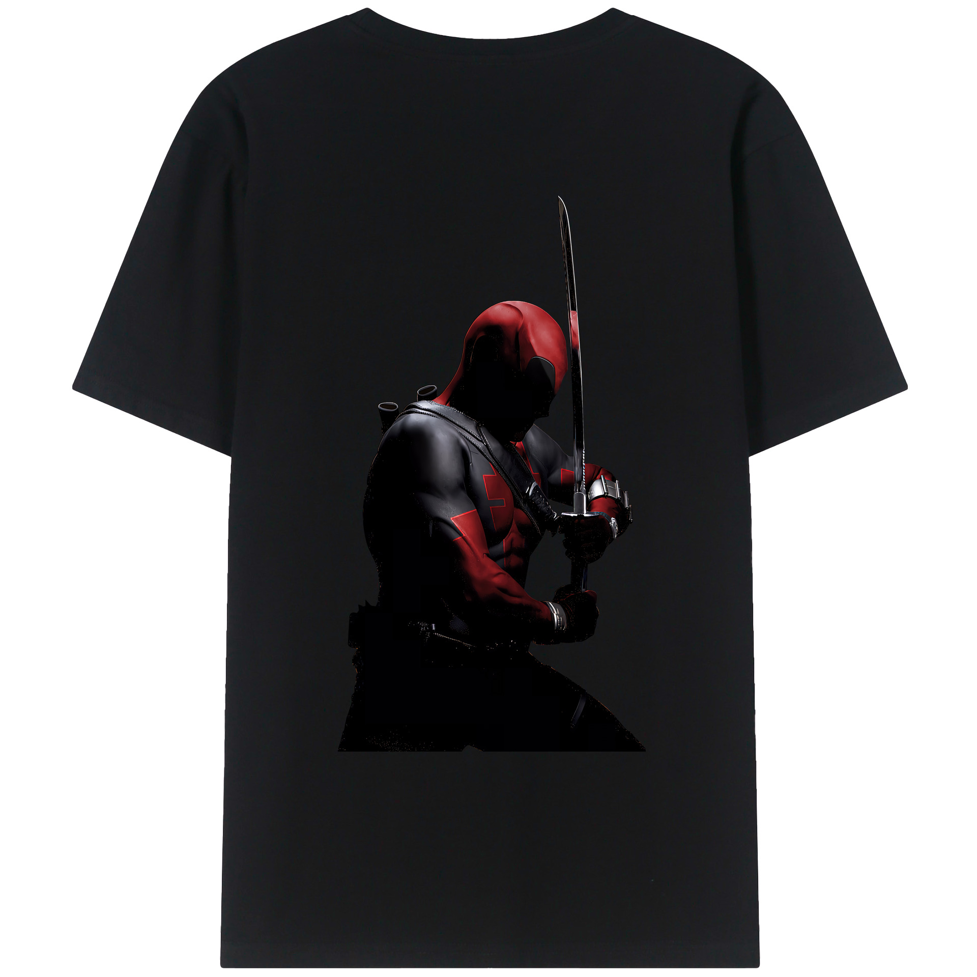 （画像用） Deadpool デッドプール レディース半袖Tシャツ(バックプリント)