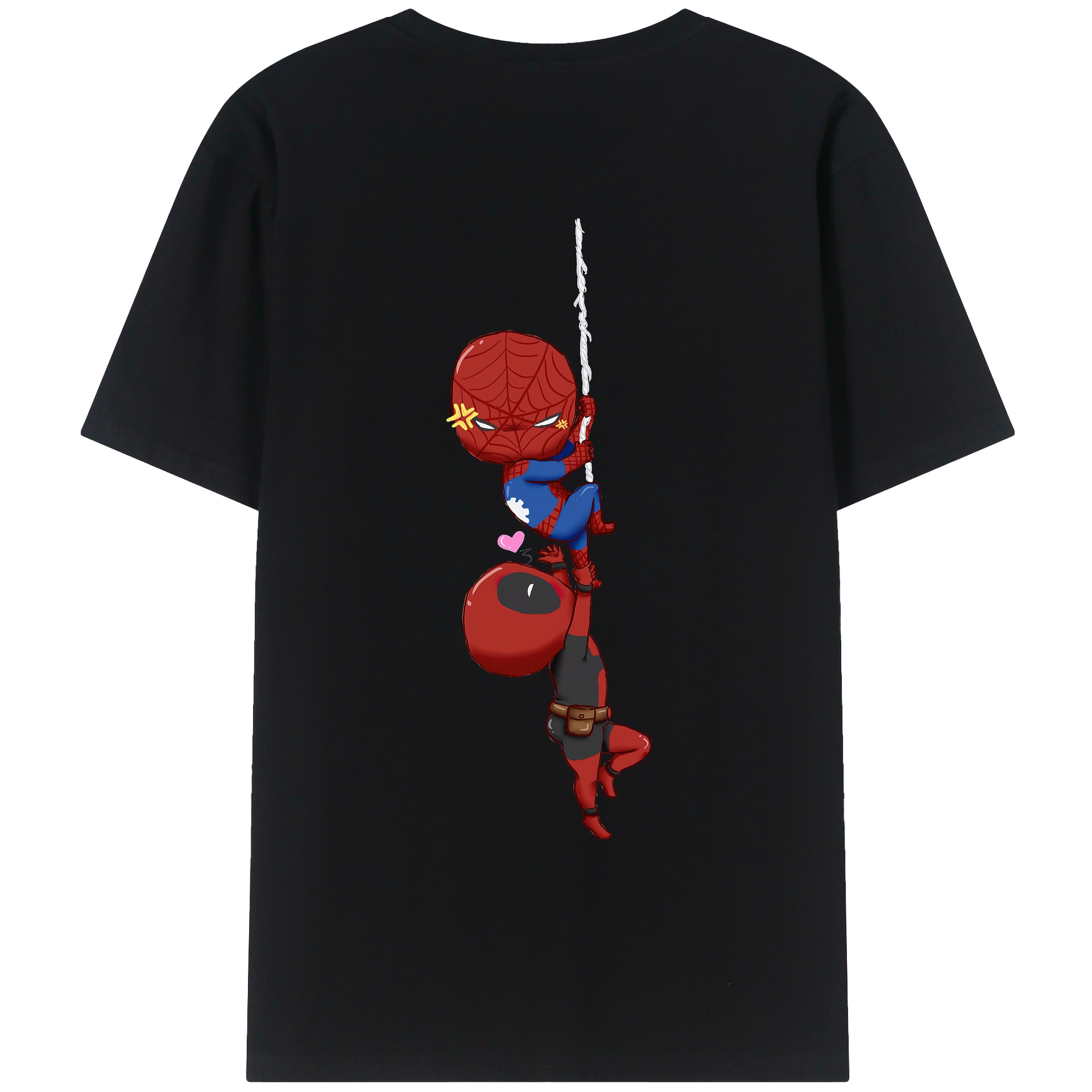 （画像用） Deadpool デッドプール レディース半袖Tシャツ(バックプリント)