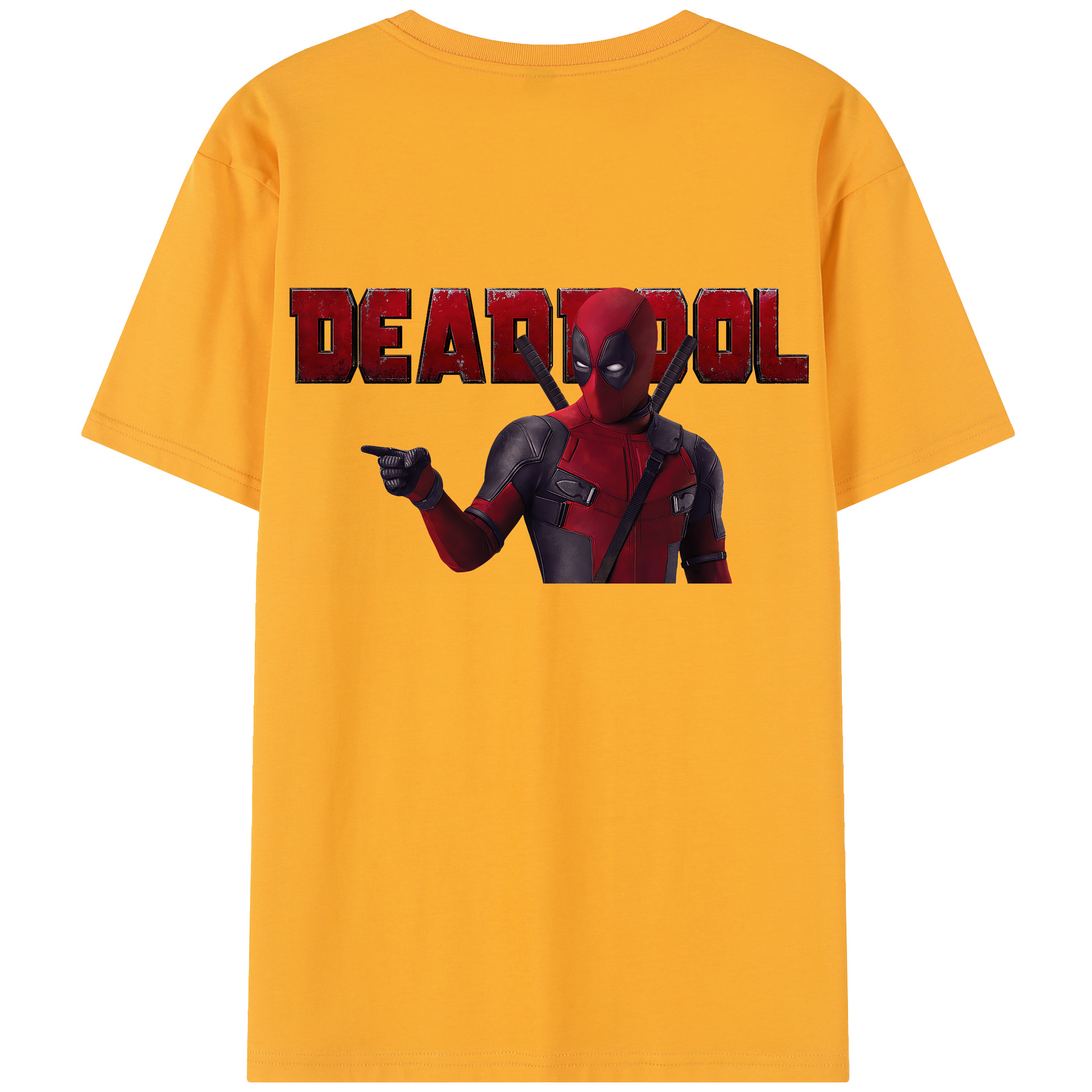 （画像用） Deadpool デッドプール レディース半袖Tシャツ(バックプリント)