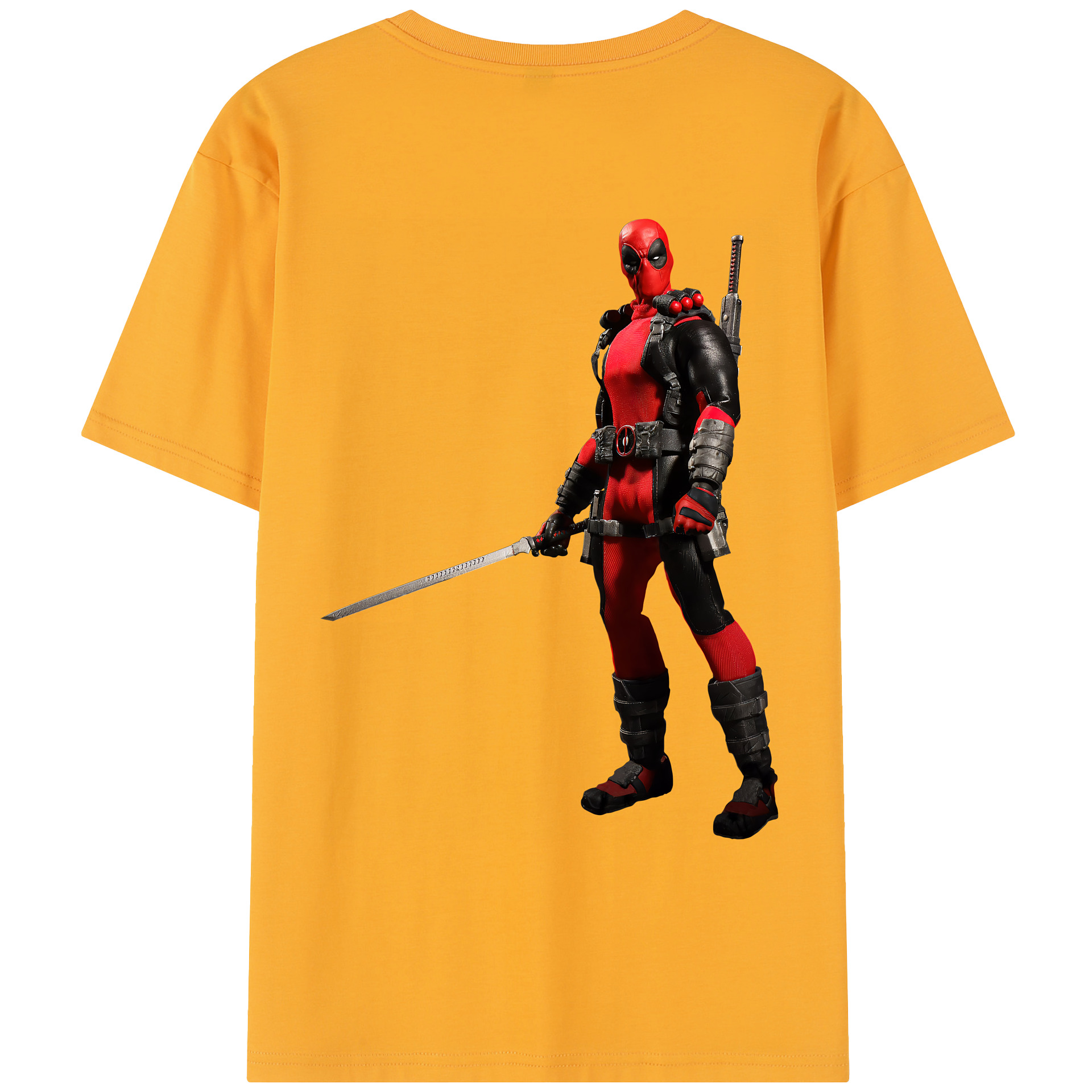 （画像用） Deadpool デッドプール レディース半袖Tシャツ(バックプリント)