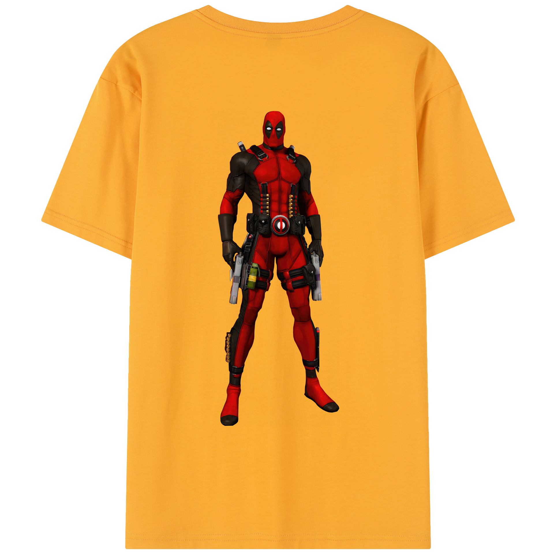 （画像用） Deadpool デッドプール レディース半袖Tシャツ(バックプリント)
