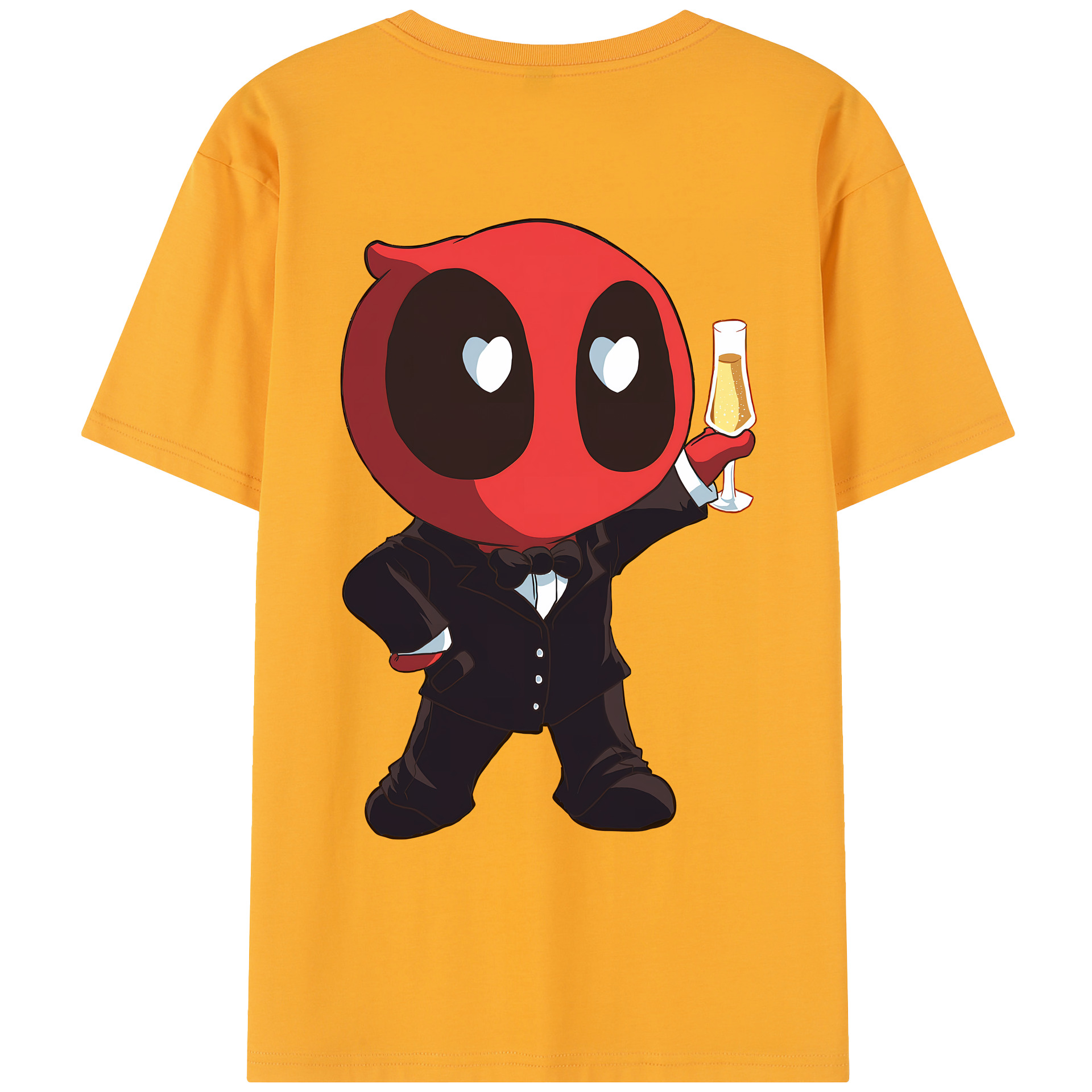 （画像用） Deadpool デッドプール レディース半袖Tシャツ(バックプリント)