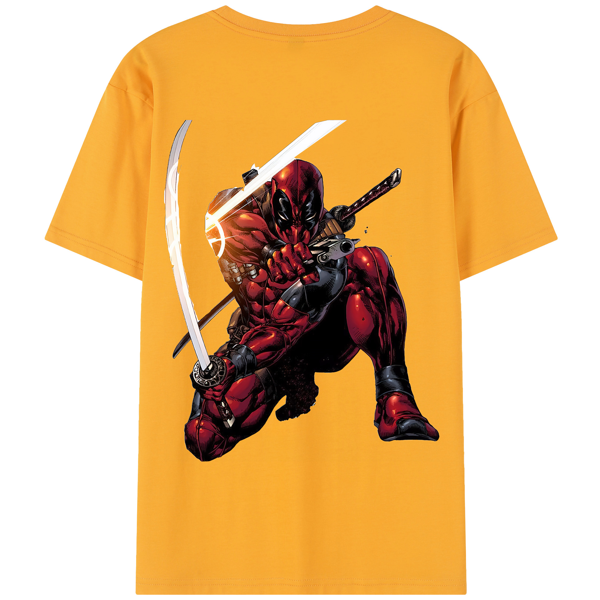 （画像用） Deadpool デッドプール レディース半袖Tシャツ(バックプリント)