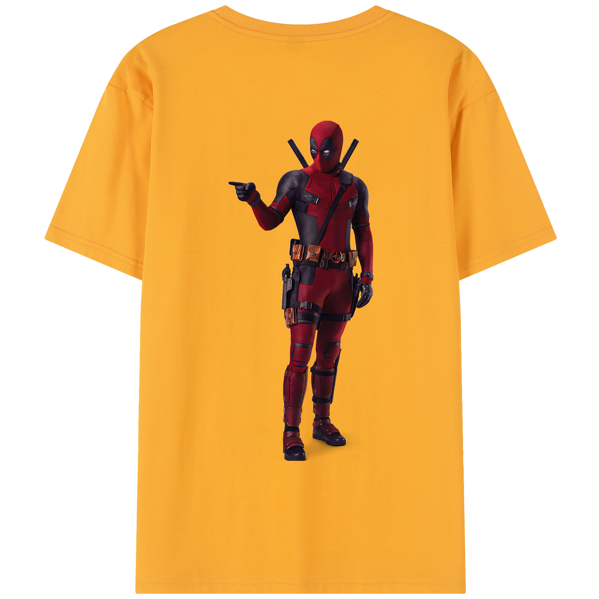 （画像用） Deadpool デッドプール レディース半袖Tシャツ(バックプリント)