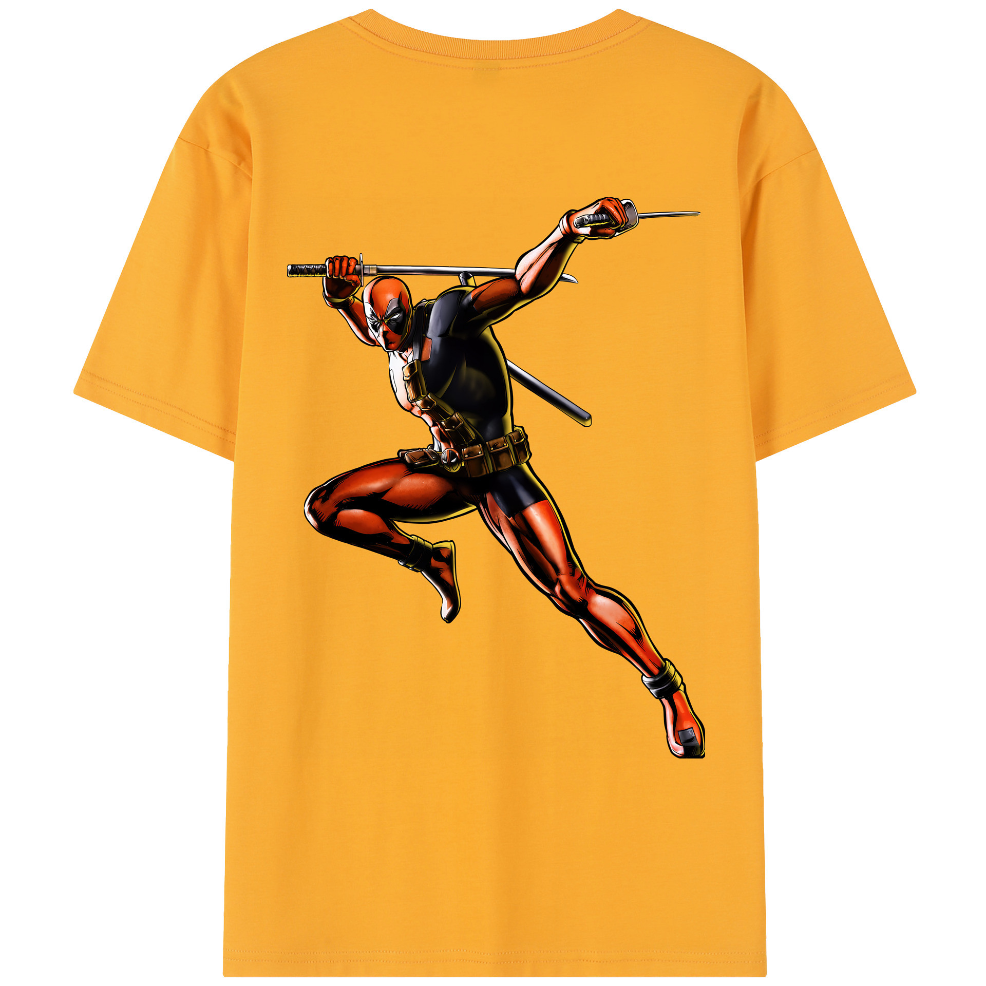 （画像用） Deadpool デッドプール レディース半袖Tシャツ(バックプリント)