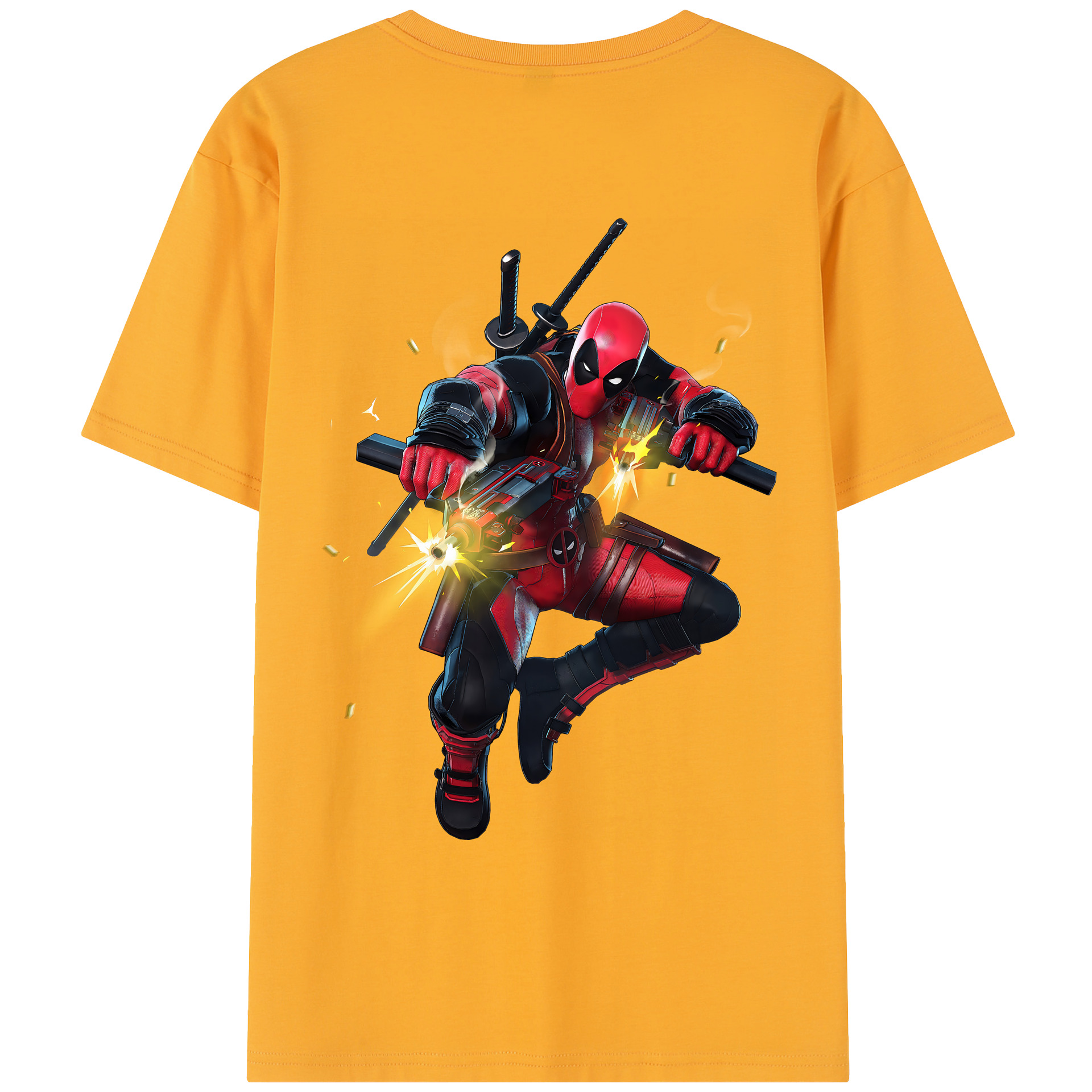 （画像用） Deadpool デッドプール レディース半袖Tシャツ(バックプリント)