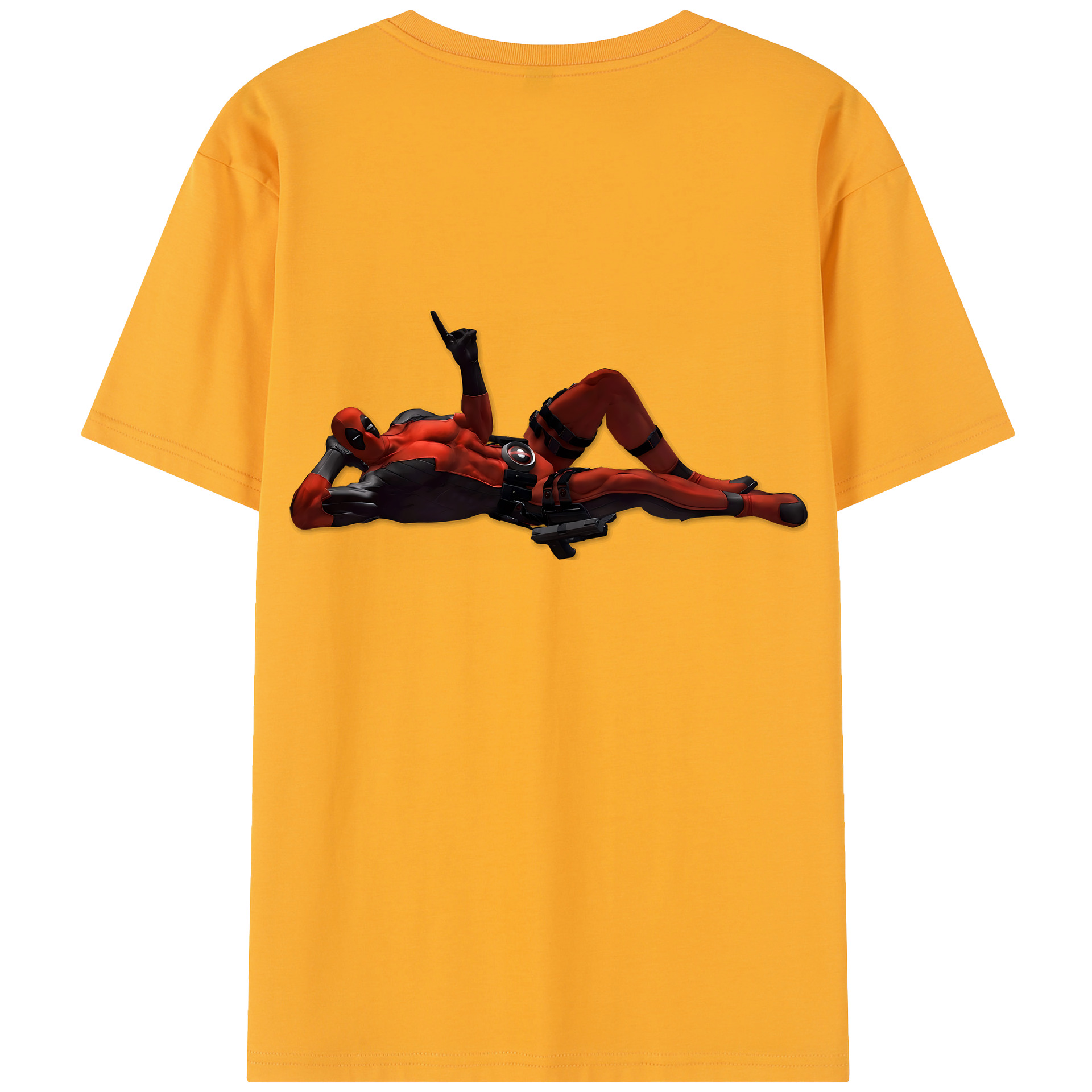 （画像用） Deadpool デッドプール レディース半袖Tシャツ(バックプリント)