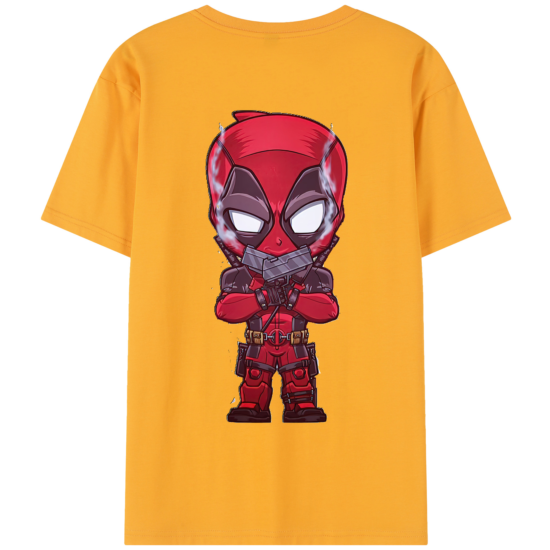 （画像用） Deadpool デッドプール レディース半袖Tシャツ(バックプリント)
