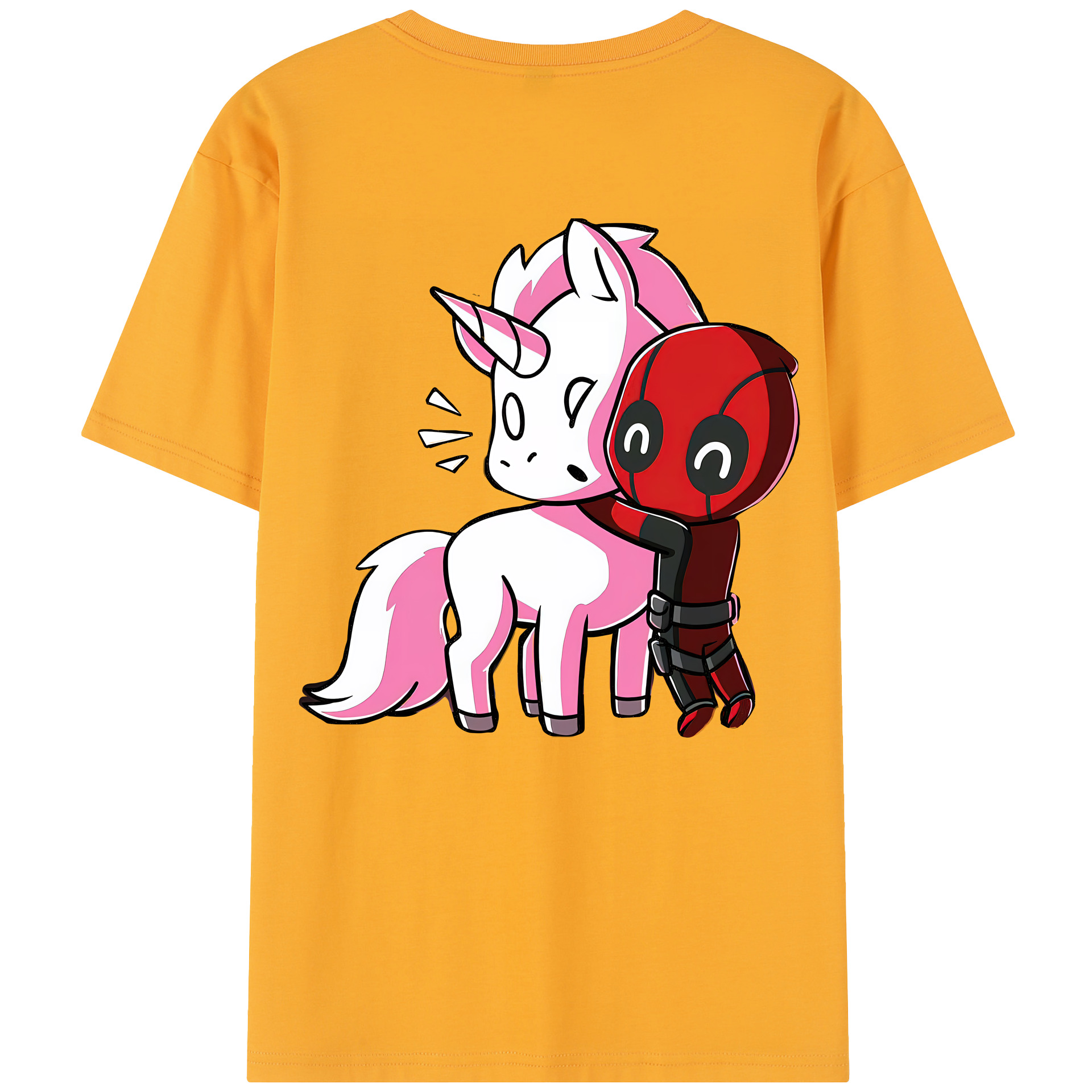 （画像用） Deadpool デッドプール レディース半袖Tシャツ(バックプリント)