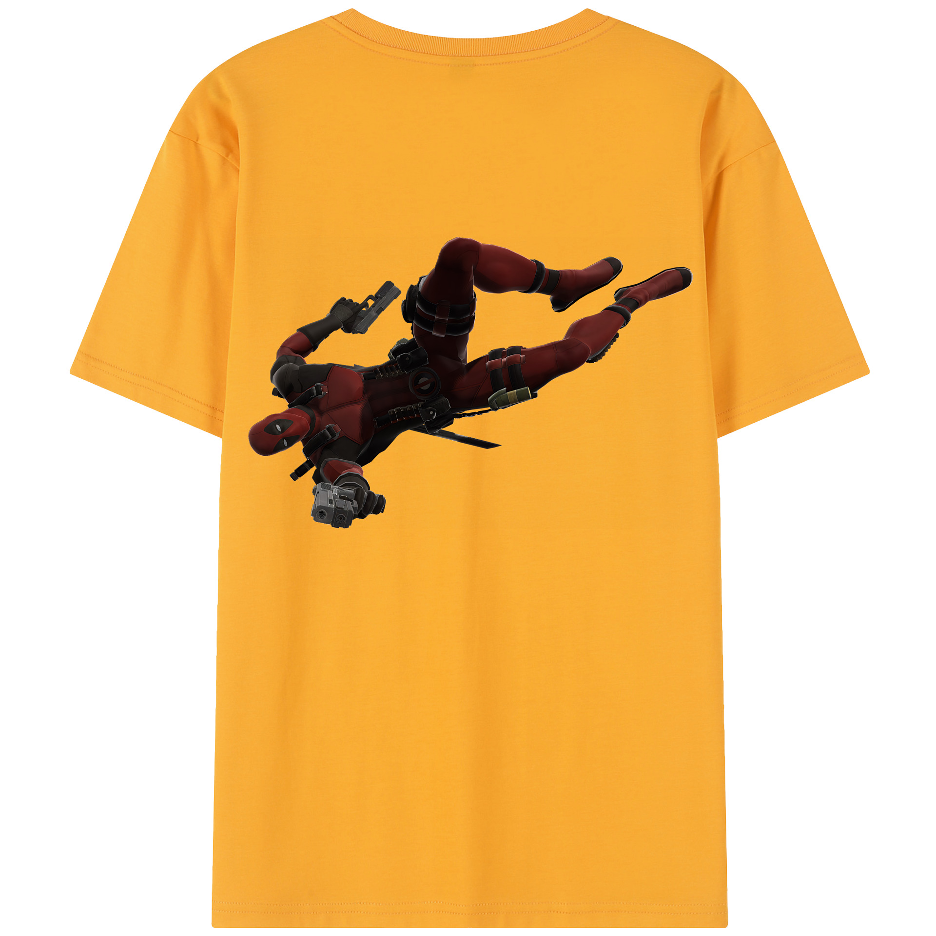 （画像用） Deadpool デッドプール レディース半袖Tシャツ(バックプリント)