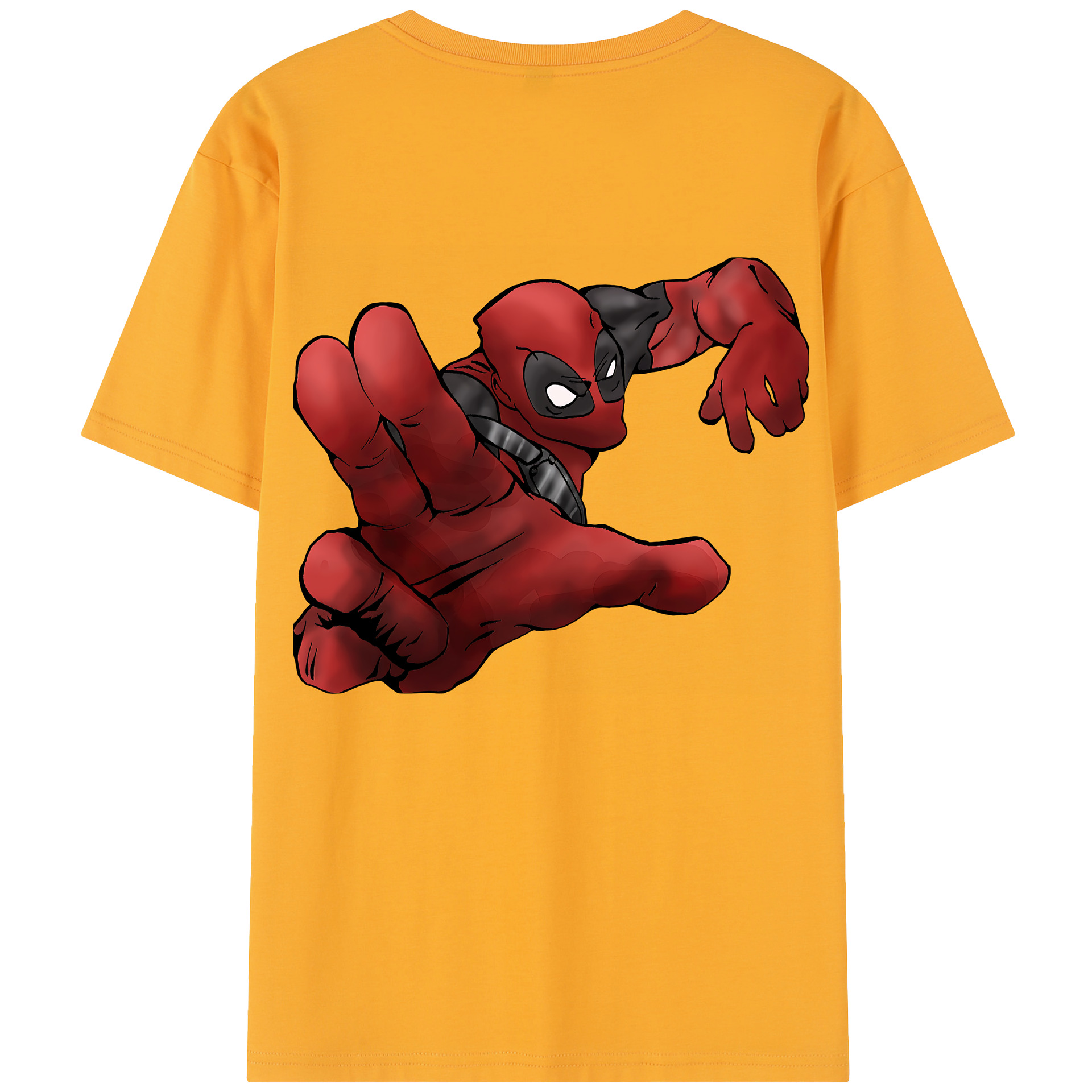（画像用） Deadpool デッドプール レディース半袖Tシャツ(バックプリント)