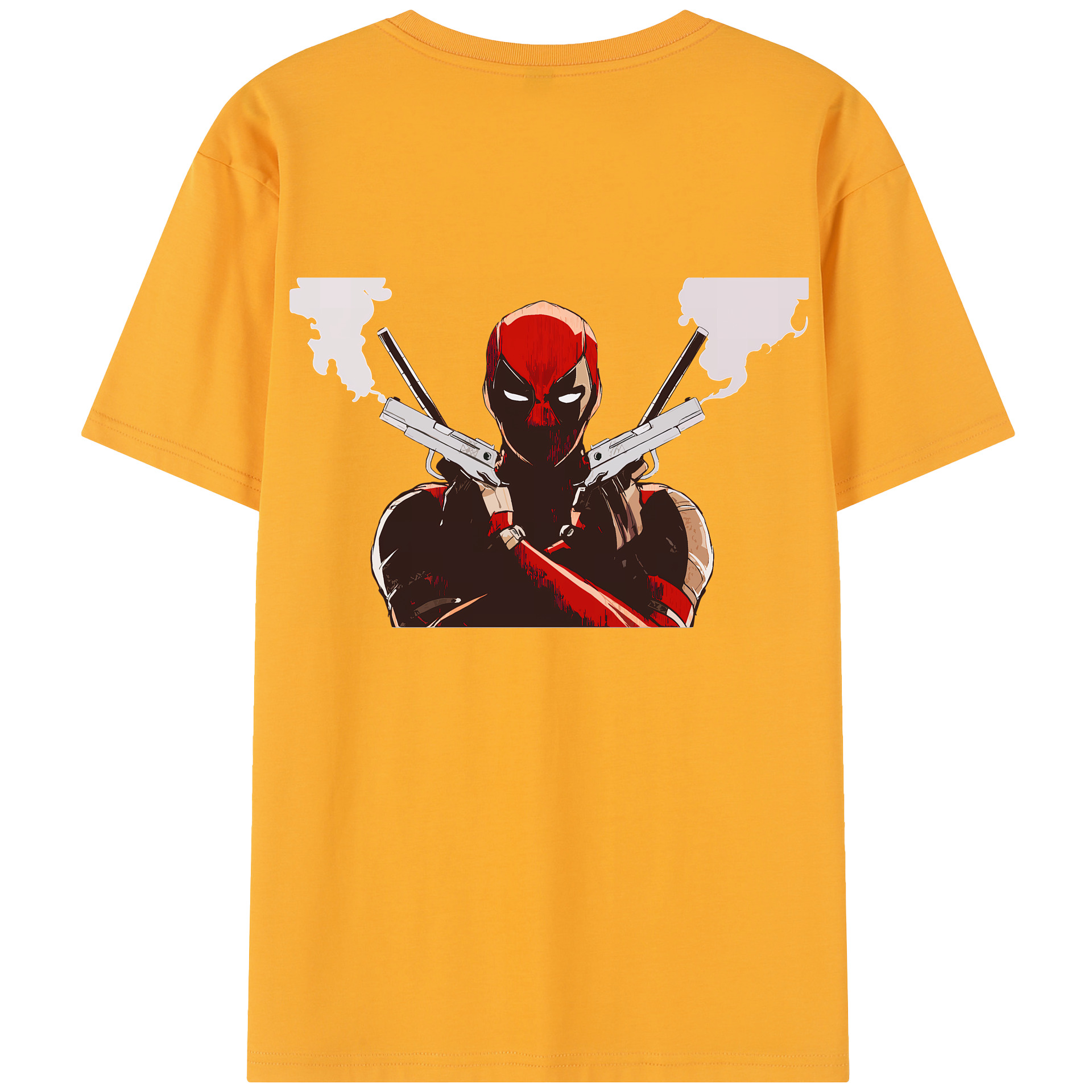 （画像用） Deadpool デッドプール レディース半袖Tシャツ(バックプリント)
